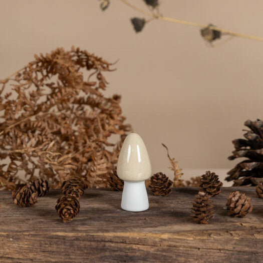 Deko Pilz "Bohult" beige - Storefactory
