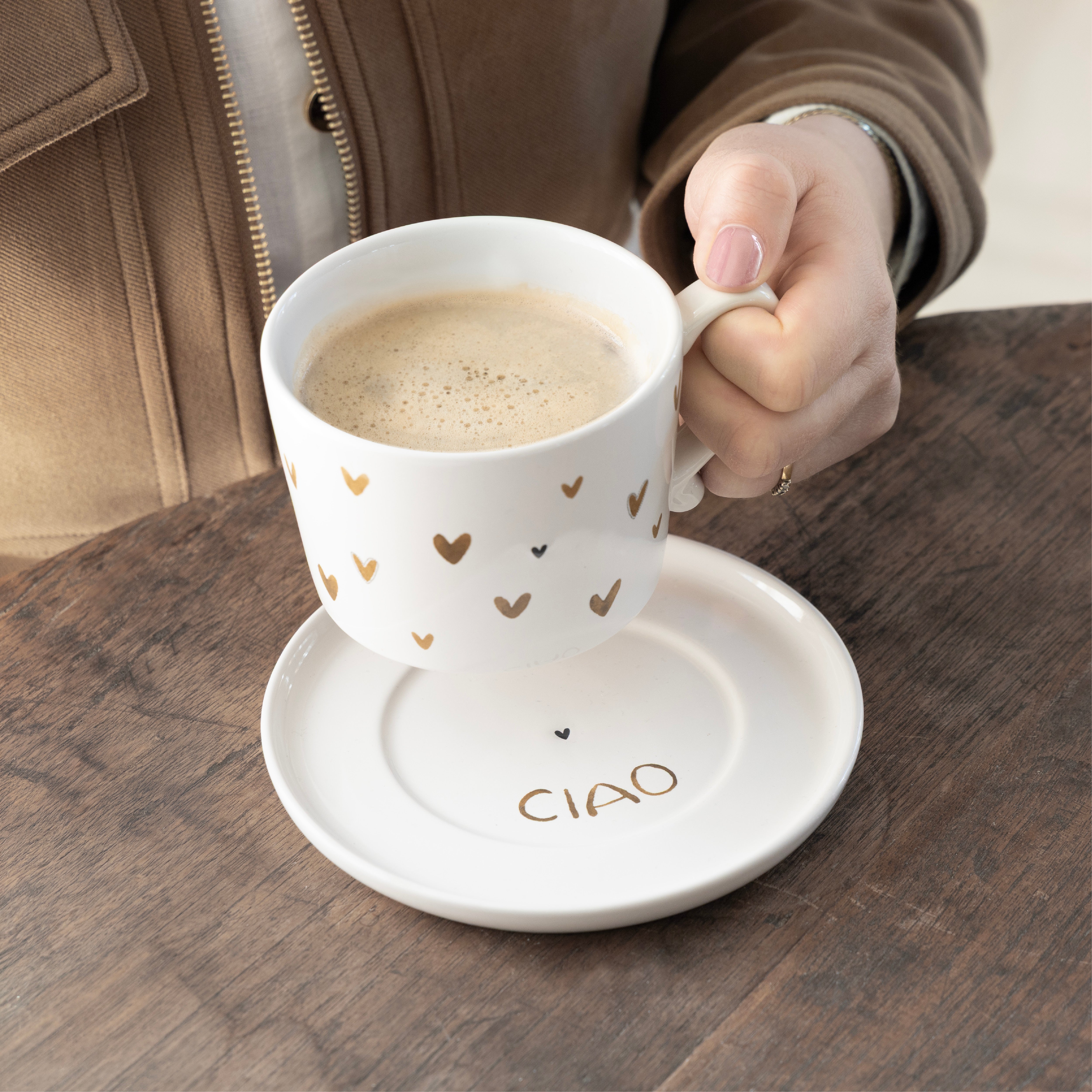 Unterteller "CIAO" braun - Bastion Collections (Bild 2)