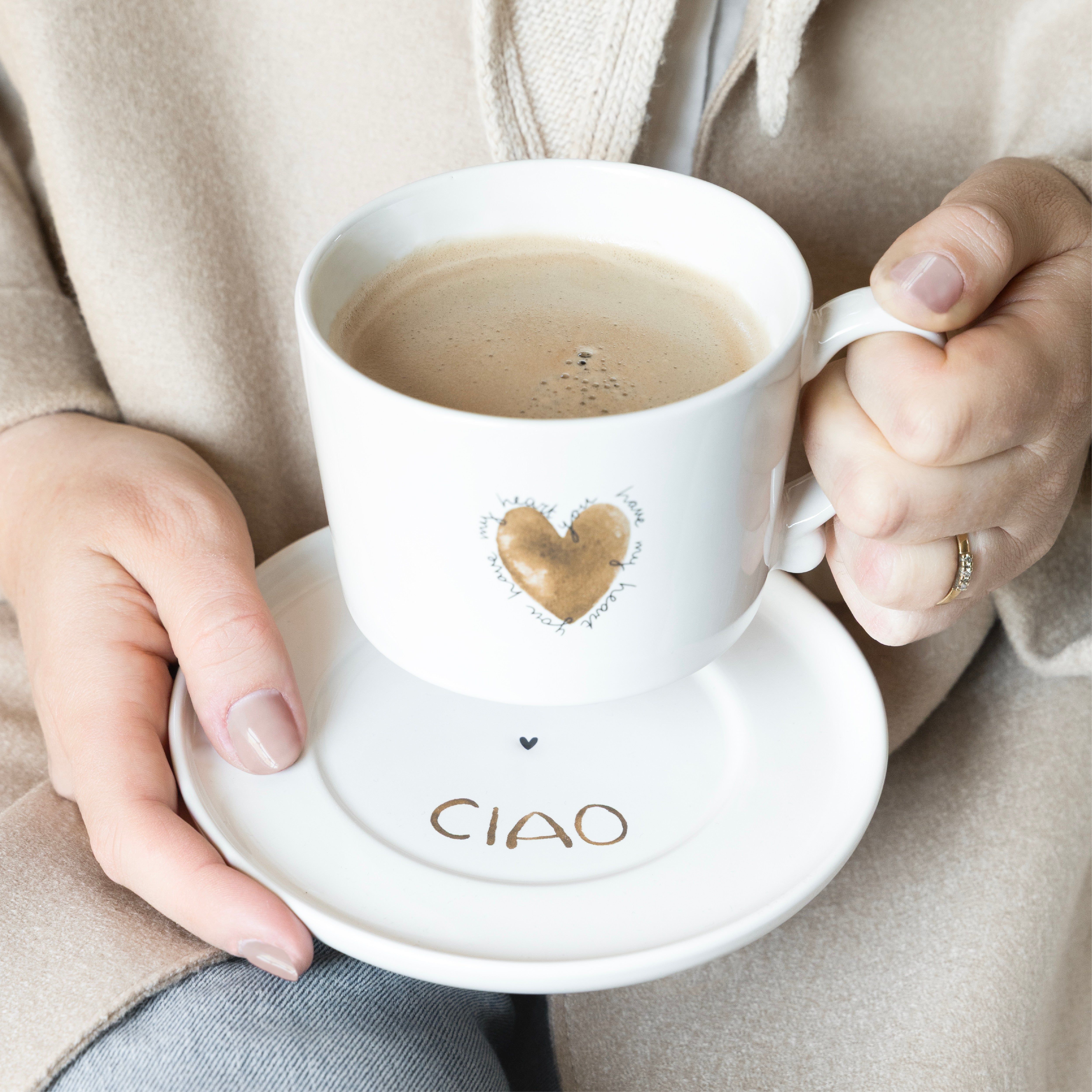 Unterteller "CIAO" braun - Bastion Collections (Bild 3)