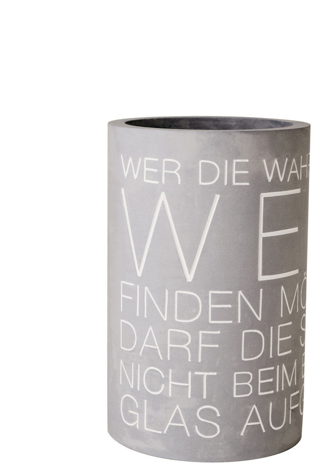 Flaschenkühler "WAHRHEIT IM WEIN" - Räder