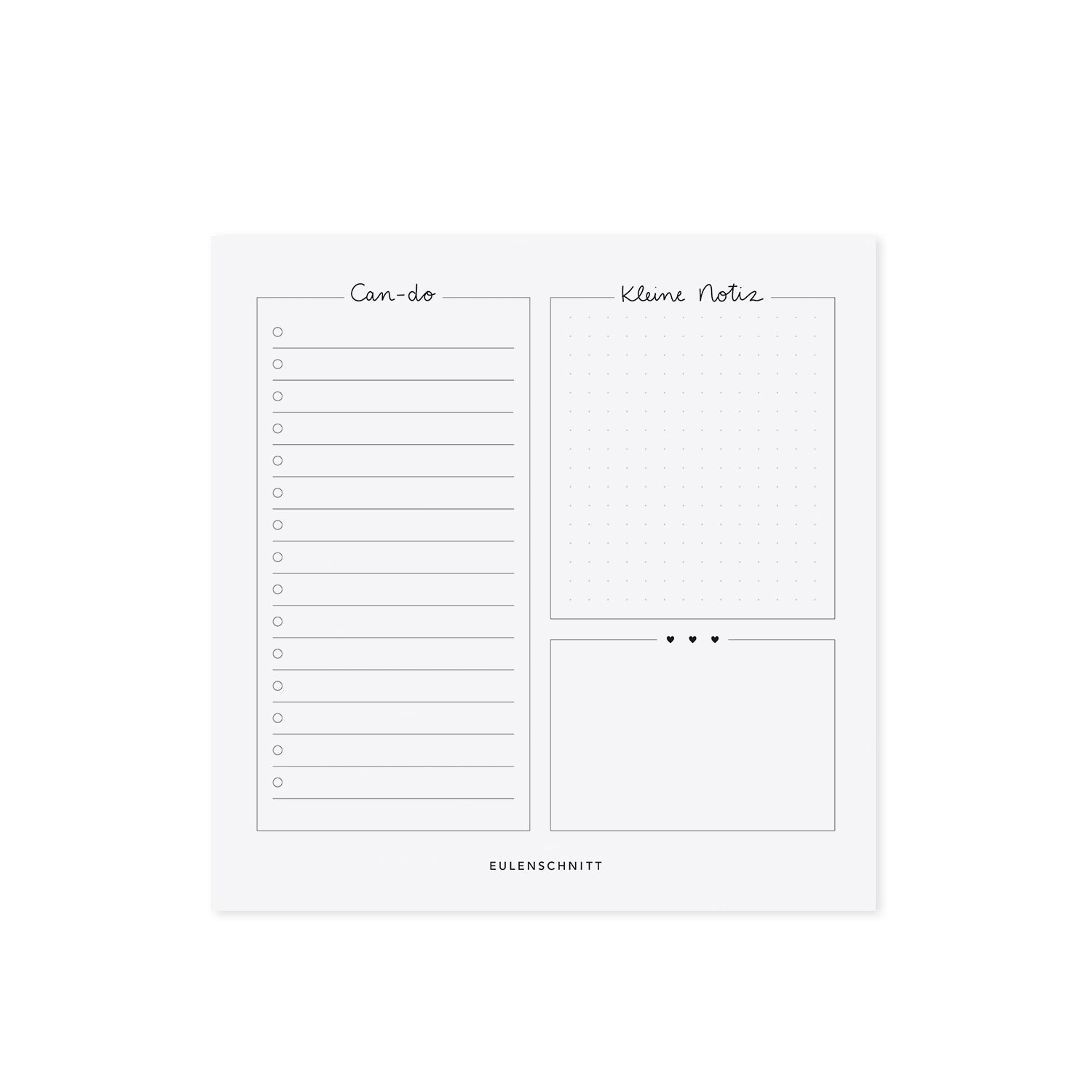 Block "Can–do" - Eulenschnitt