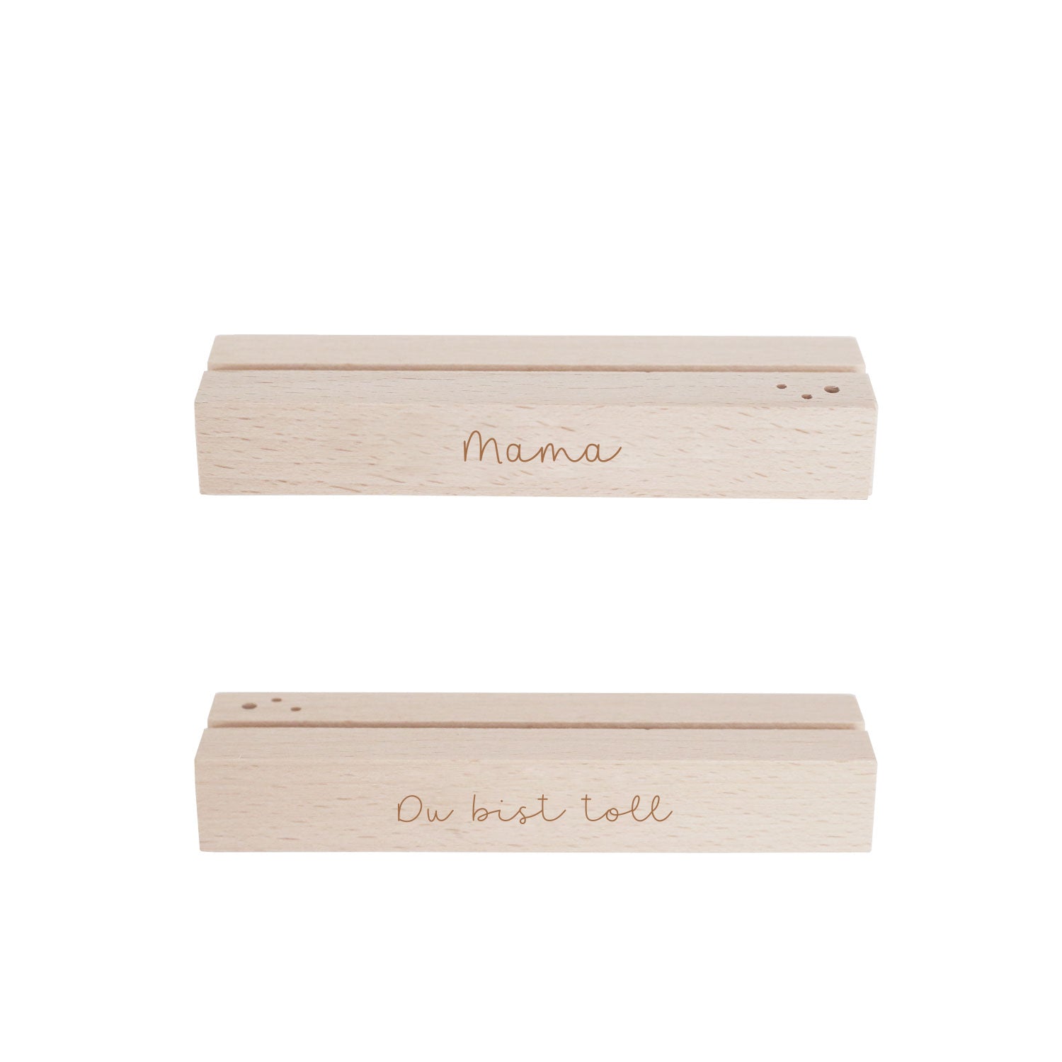 Blumen– & Kartenständer "Mama" 2er Set - Eulenschnitt