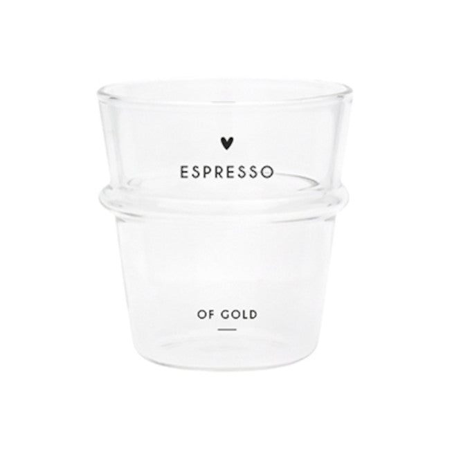 Espressoglas "Espresso of Gold" - Bastion Collections