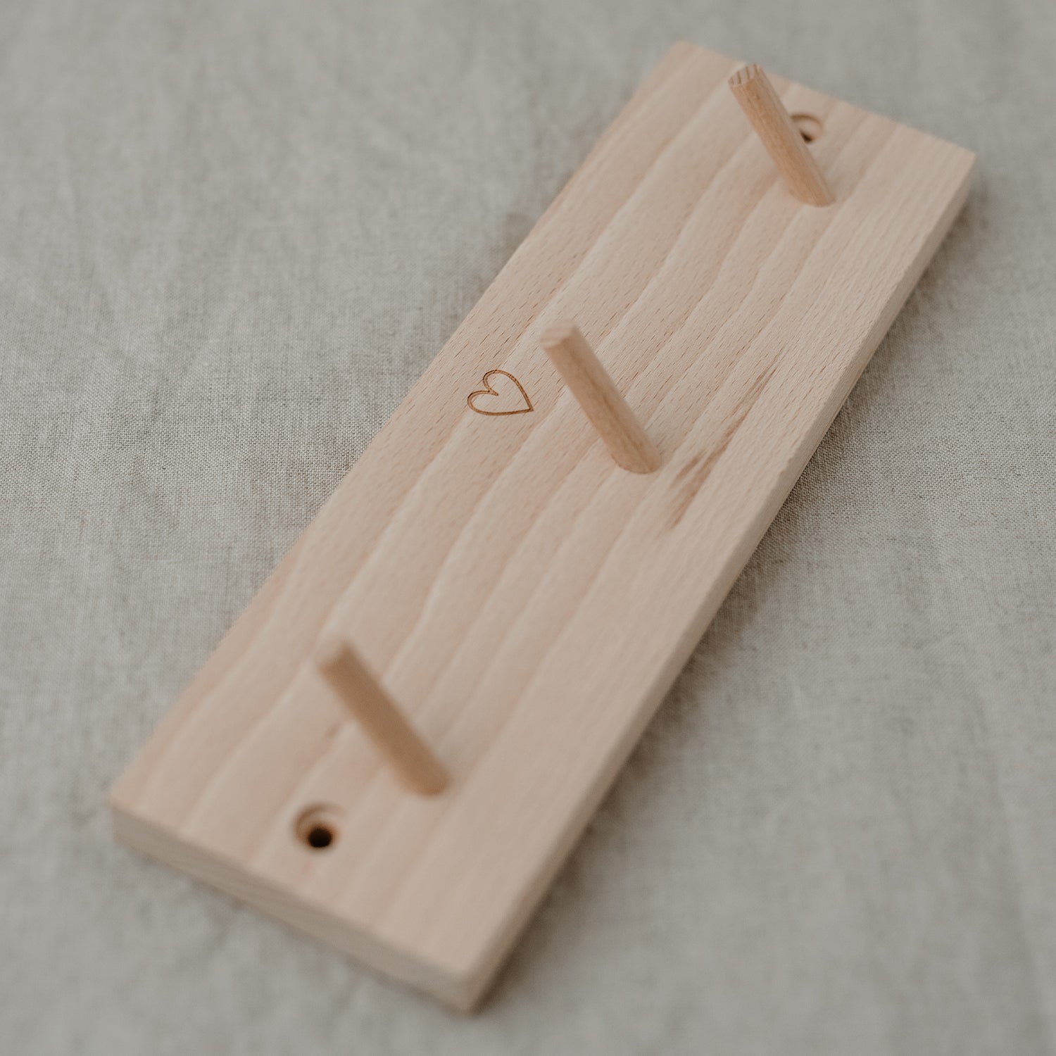 Barra con ganci cuore 23cm - Eulenschnitt
