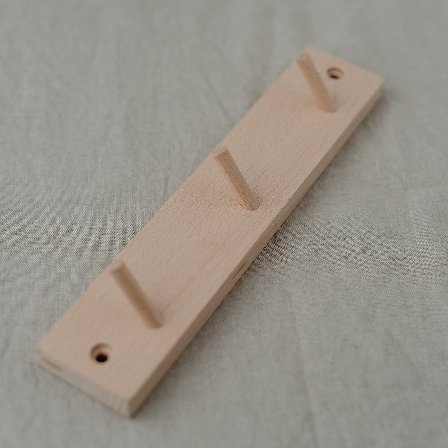 Hakenleiste mit Kartenhalter 25cm - Eulenschnitt