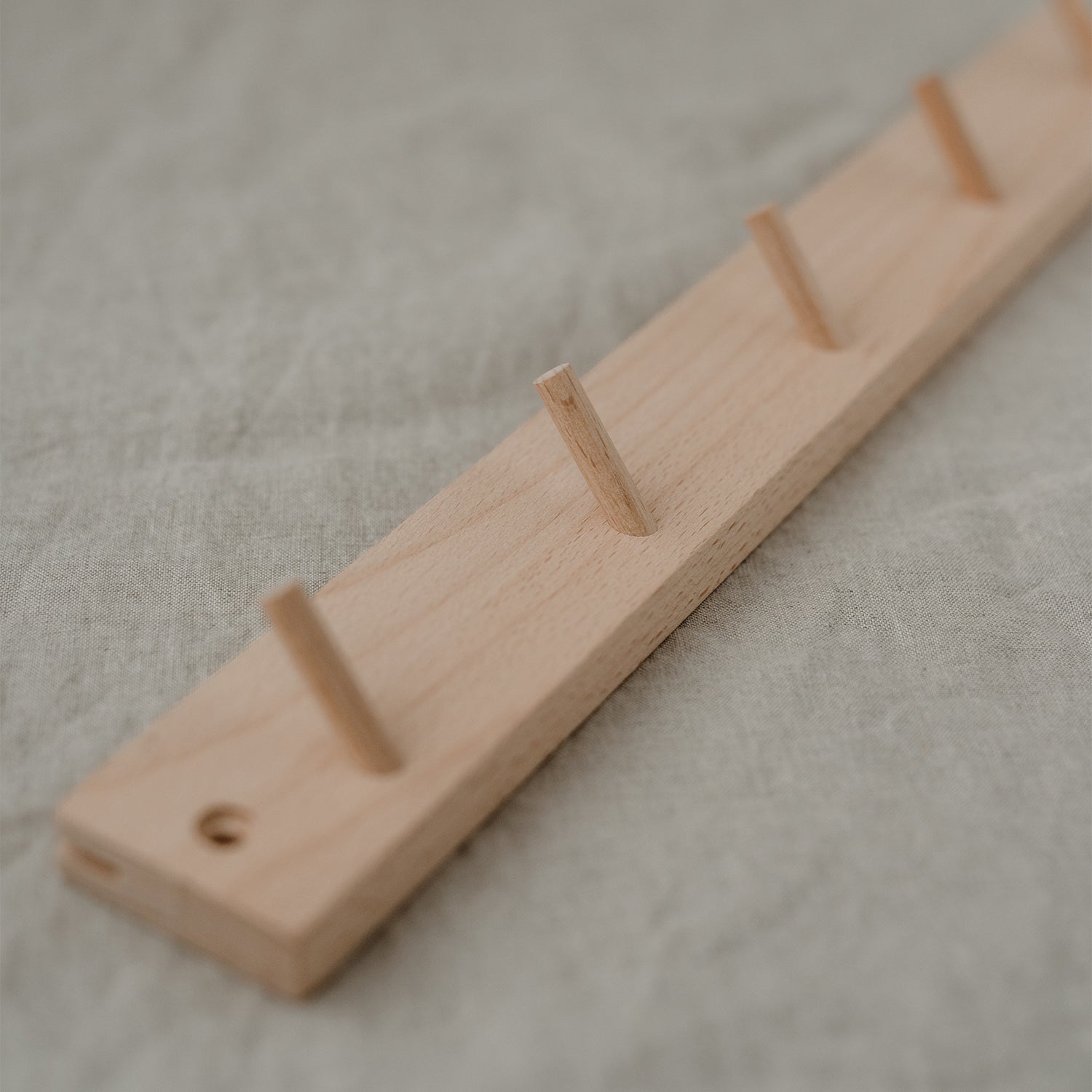 Hakenleiste mit Kartenhalter 42cm - Eulenschnitt