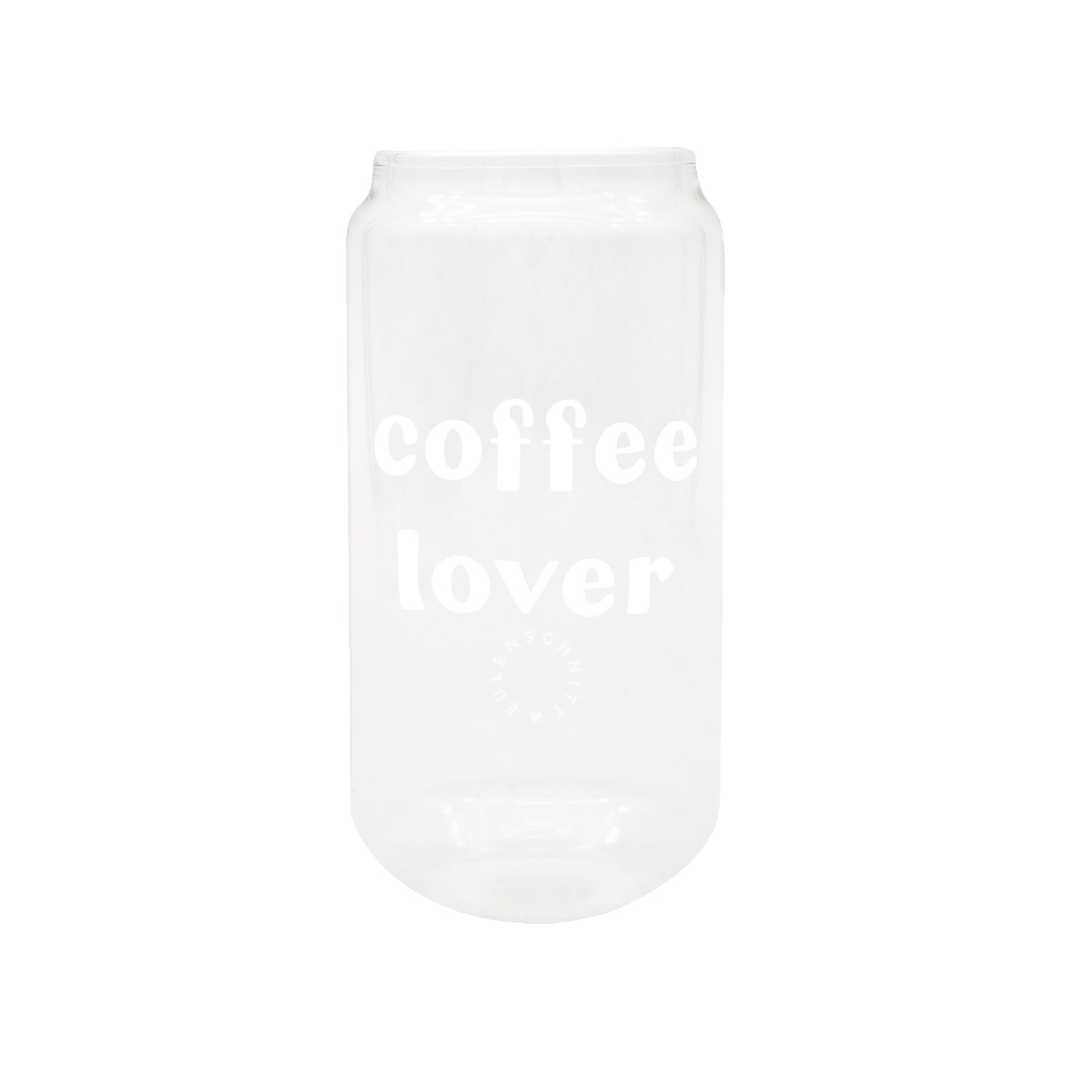 Hohes Trinkglas "COFFEE LOVER" - Eulenschnitt