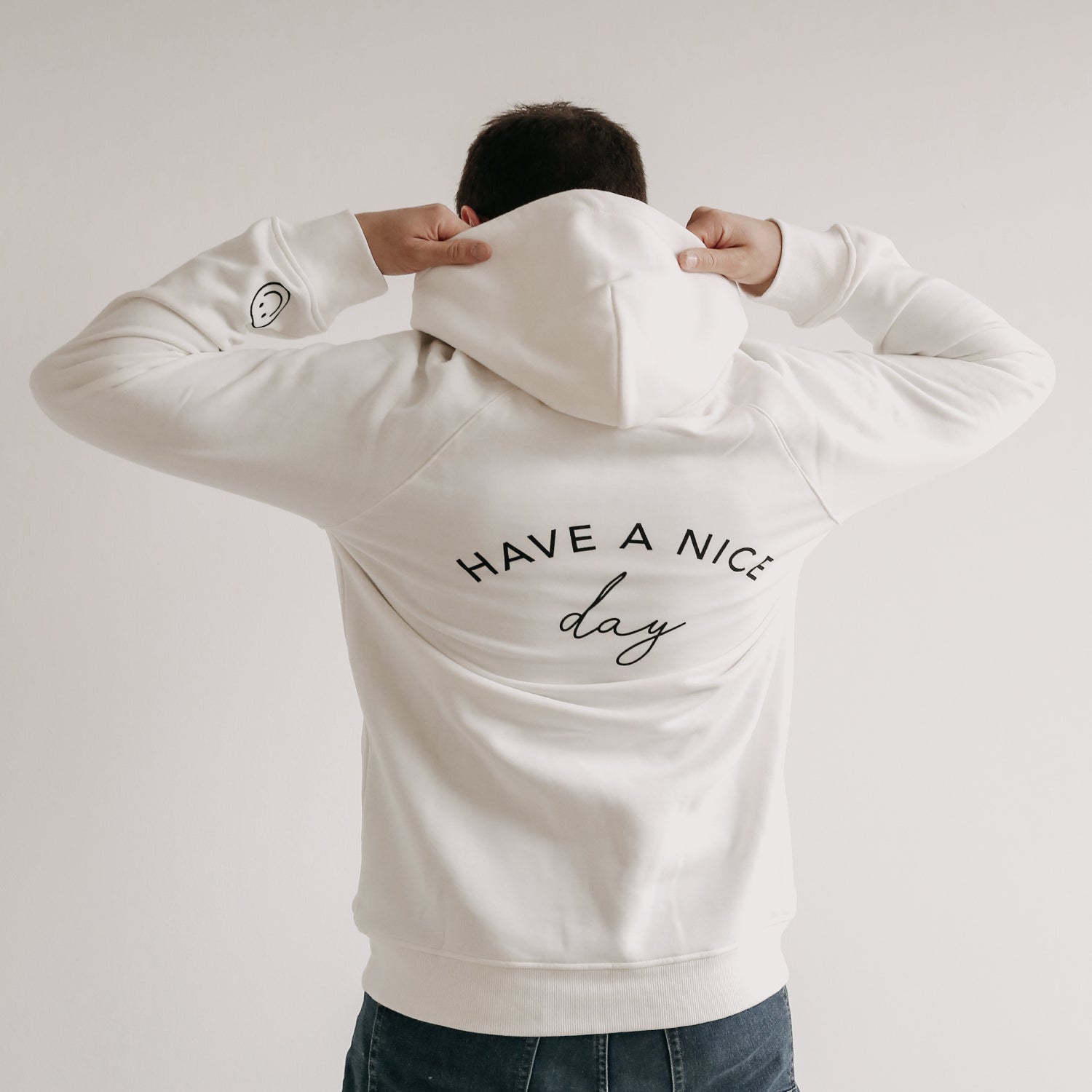 Hoodie "Have a nice Day" M – Limited Edition - Eulenschnitt