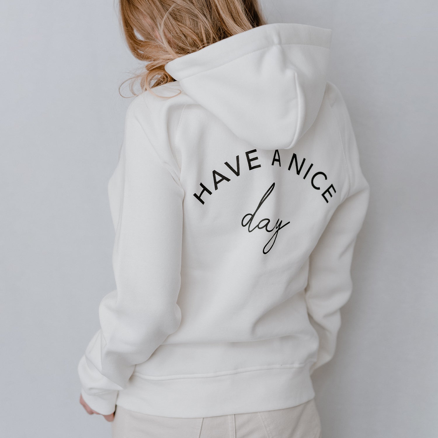 Hoodie "Have a nice Day" M – Limited Edition - Eulenschnitt