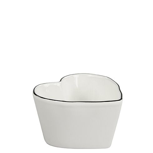 Kleine Schale "heart" schwarz - Bastion Collections
