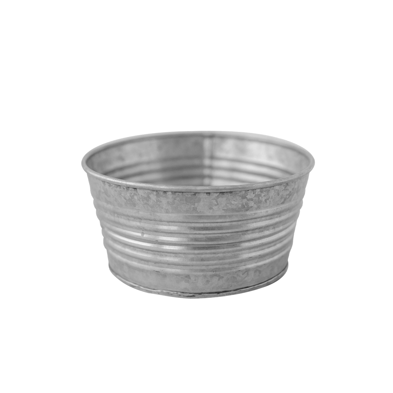 Metallbox rund 20cm - Eulenschnitt