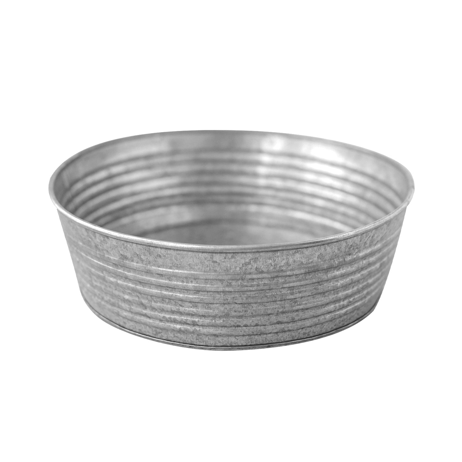 Metallbox rund 30cm - Eulenschnitt