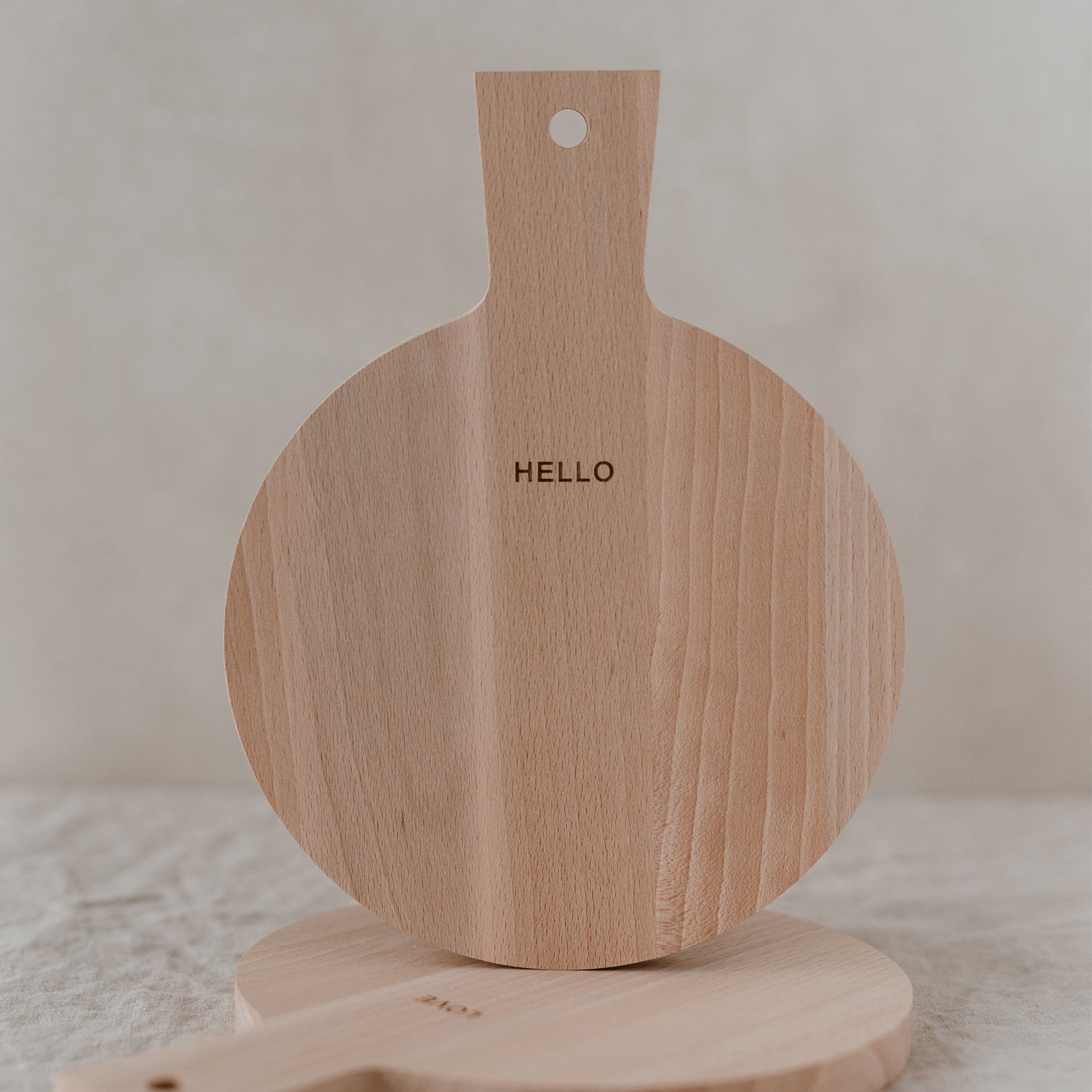 Mini Schneidebretter "Hello Love" 2er Set - Eulenschnitt