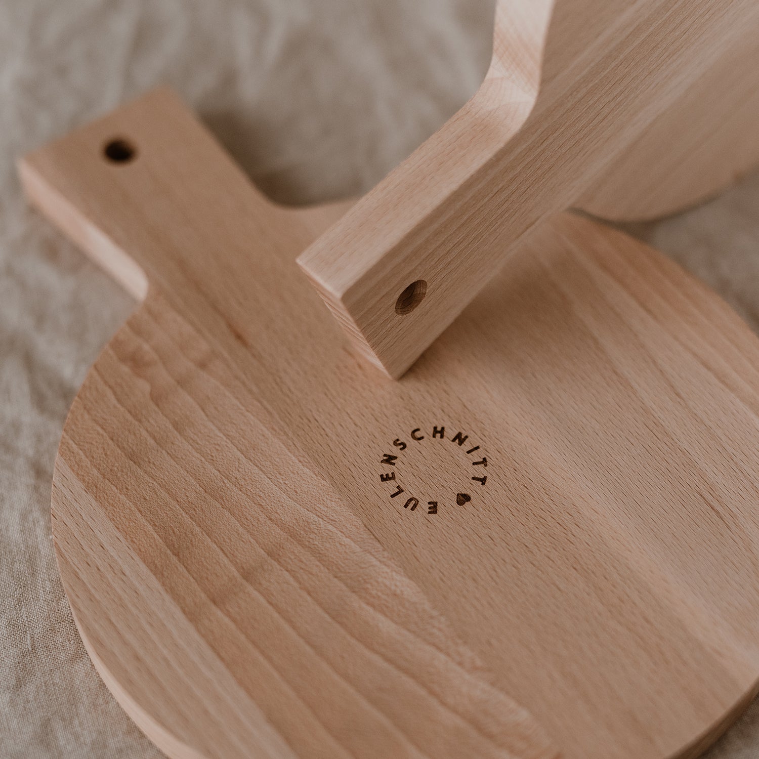 Mini Schneidebretter "Hello Love" 2er Set - Eulenschnitt
