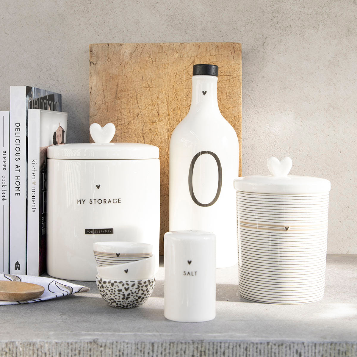 Salz– und Pfefferstreuer "salt & pepper" schwarz - Bastion Collections