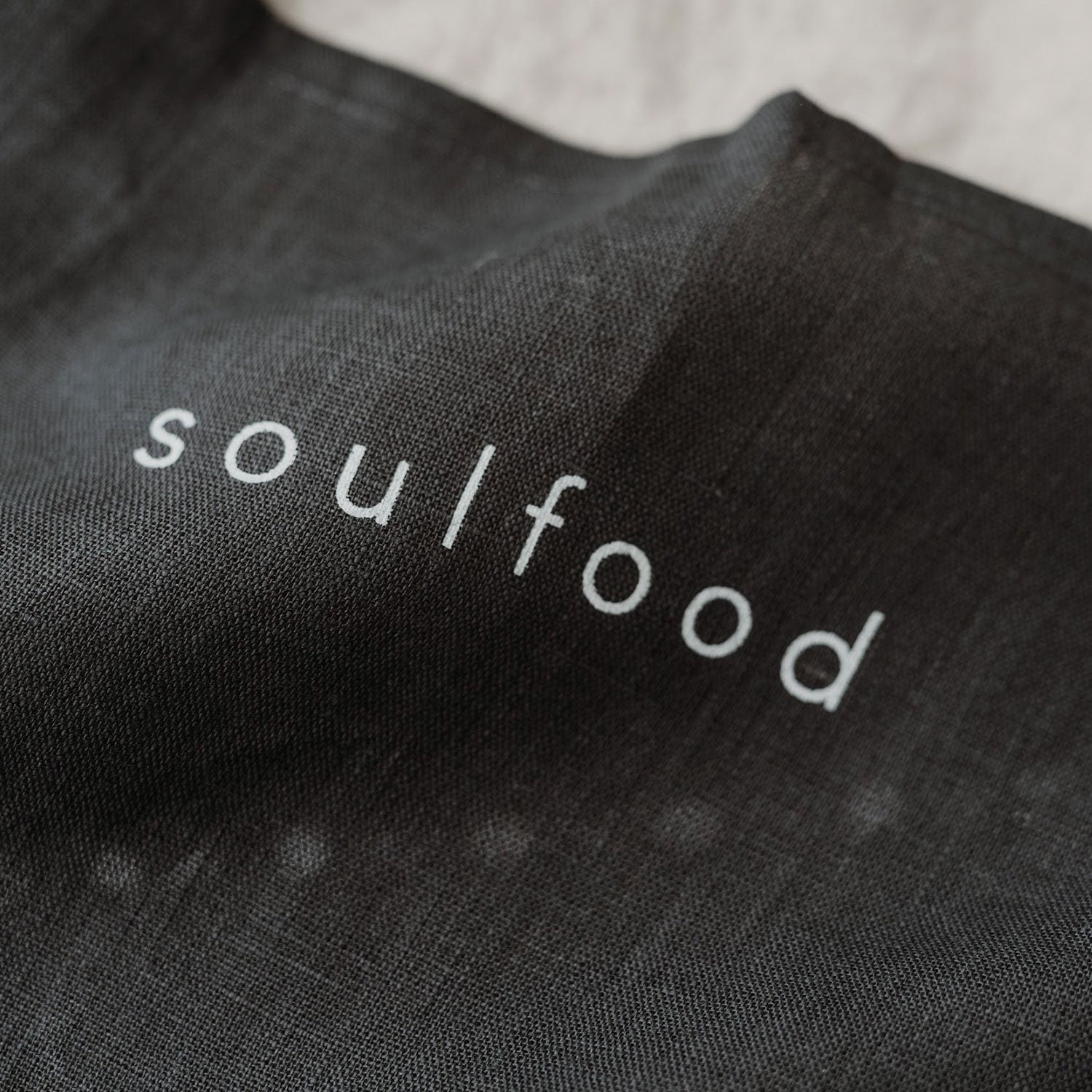 Linen apron "Soulfood" - Eulenschnitt