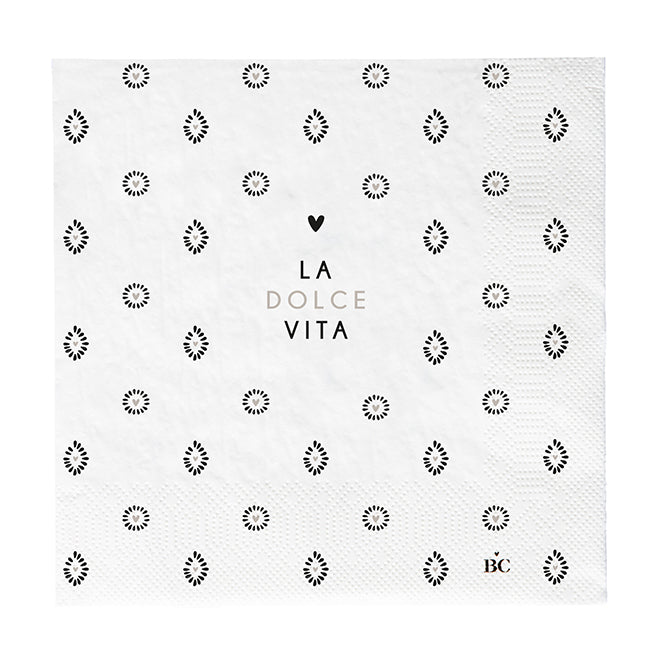 Serviette "La Dolce Vita" Lunch - Bastion Collections