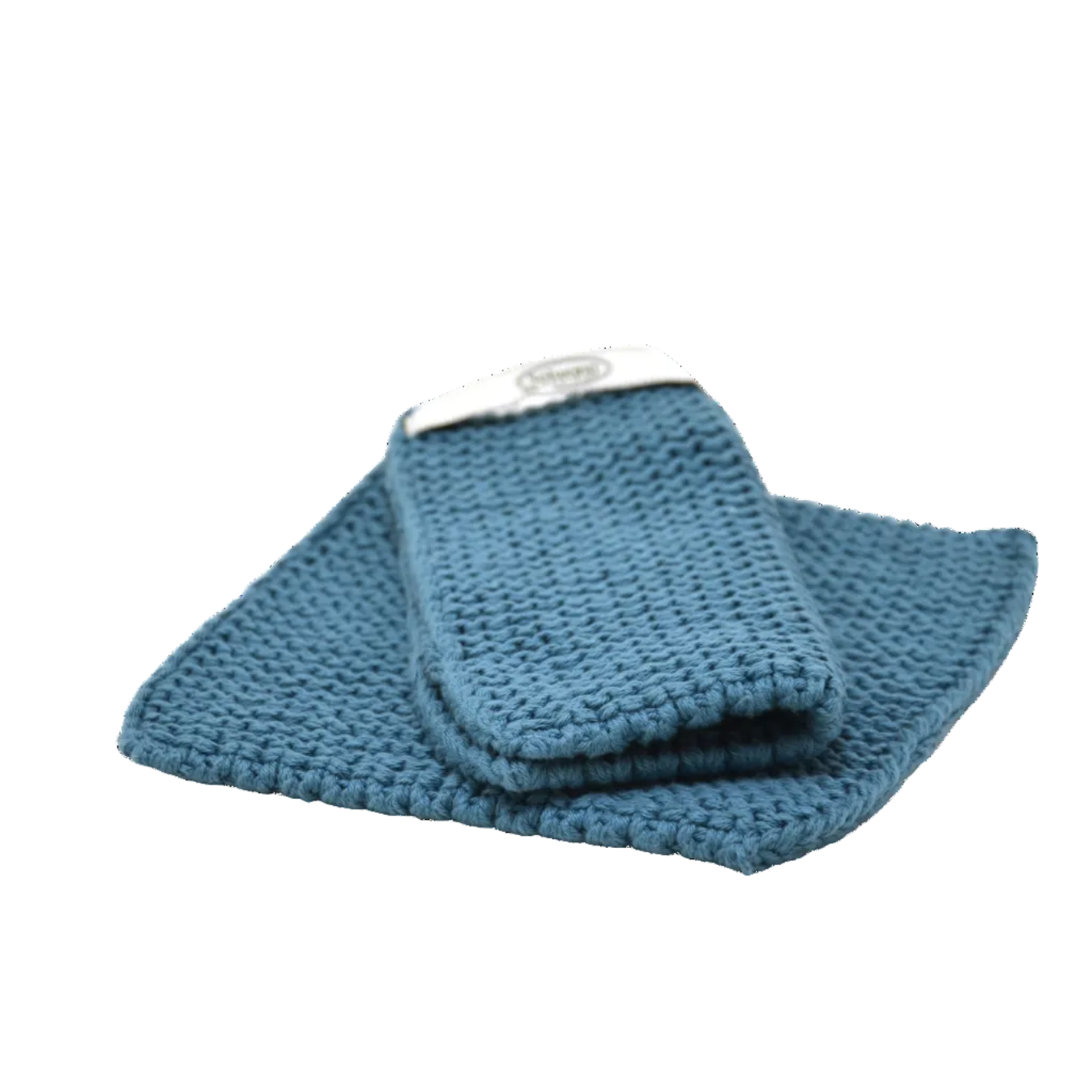 Topflappen Azurblau 2er Set - Solwang Design