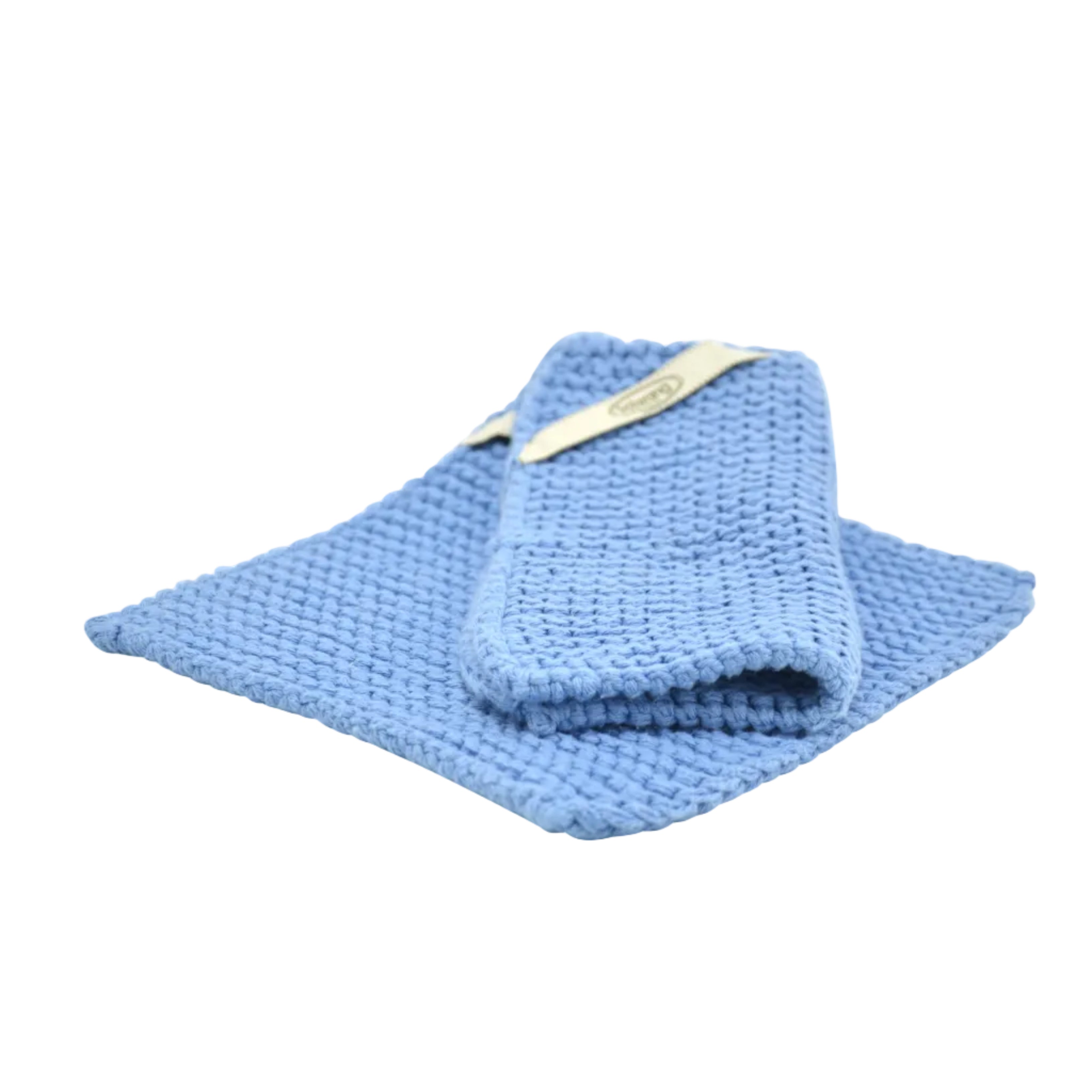 Topflappen Staubiges Hellblau 2er Set - Solwang Design