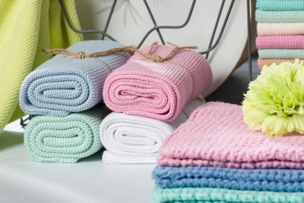 Handtuch Staubiges Aqua - Solwang Design