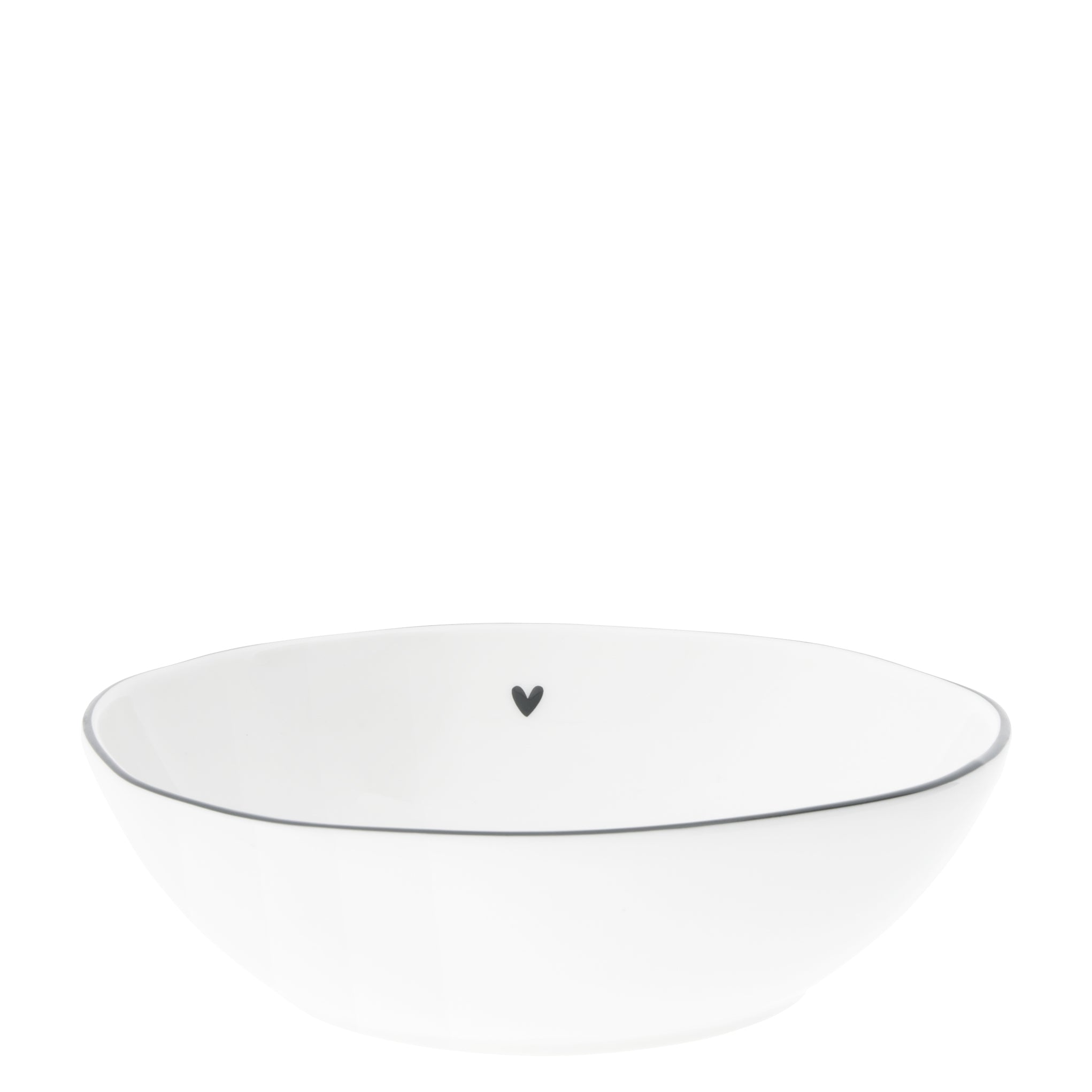 Sushi Schale "heart" schwarz - Bastion Collections
