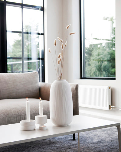 Vase "Åby" XL weiss - Storefactory