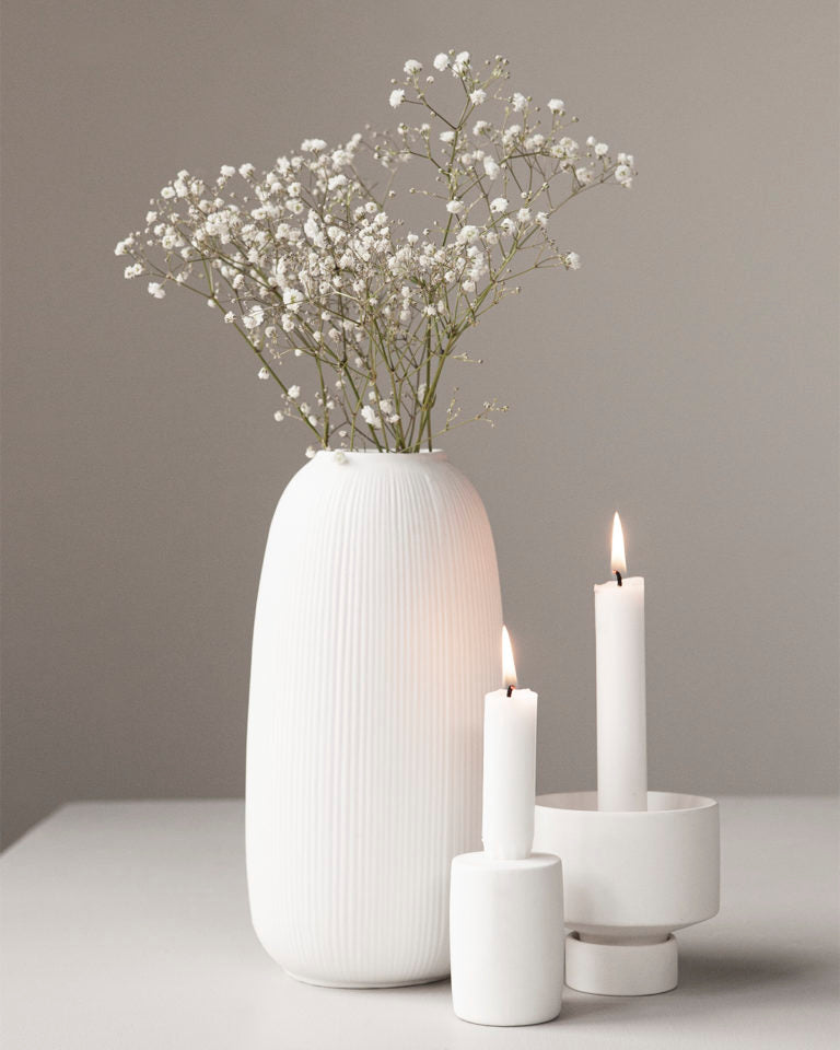Vase "Åby" weiss - Storefactory