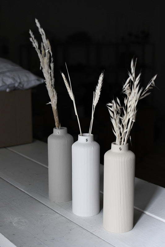 Vase "Ådala" weiss - Storefactory