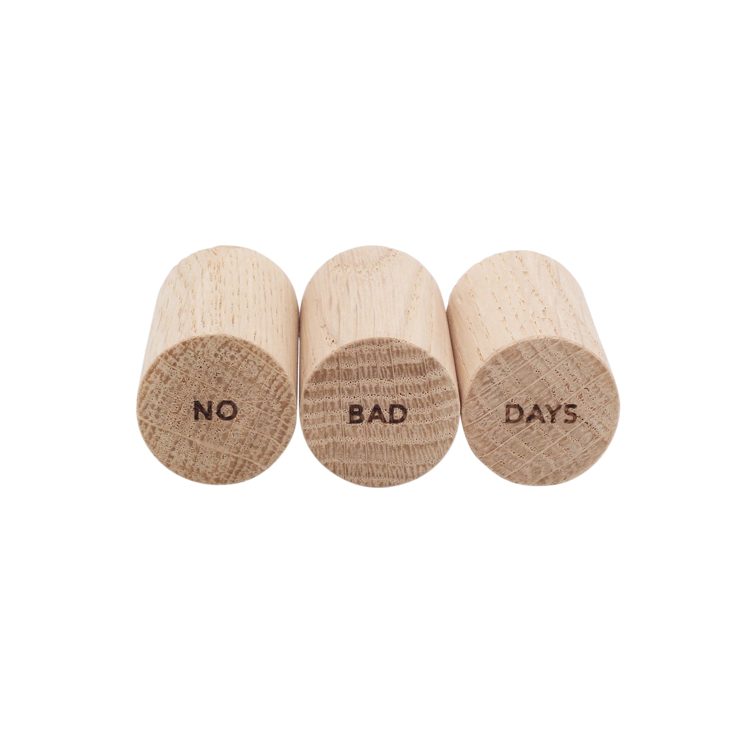 Wandhaken "No Bad Days" 3er Set - Eulenschnitt