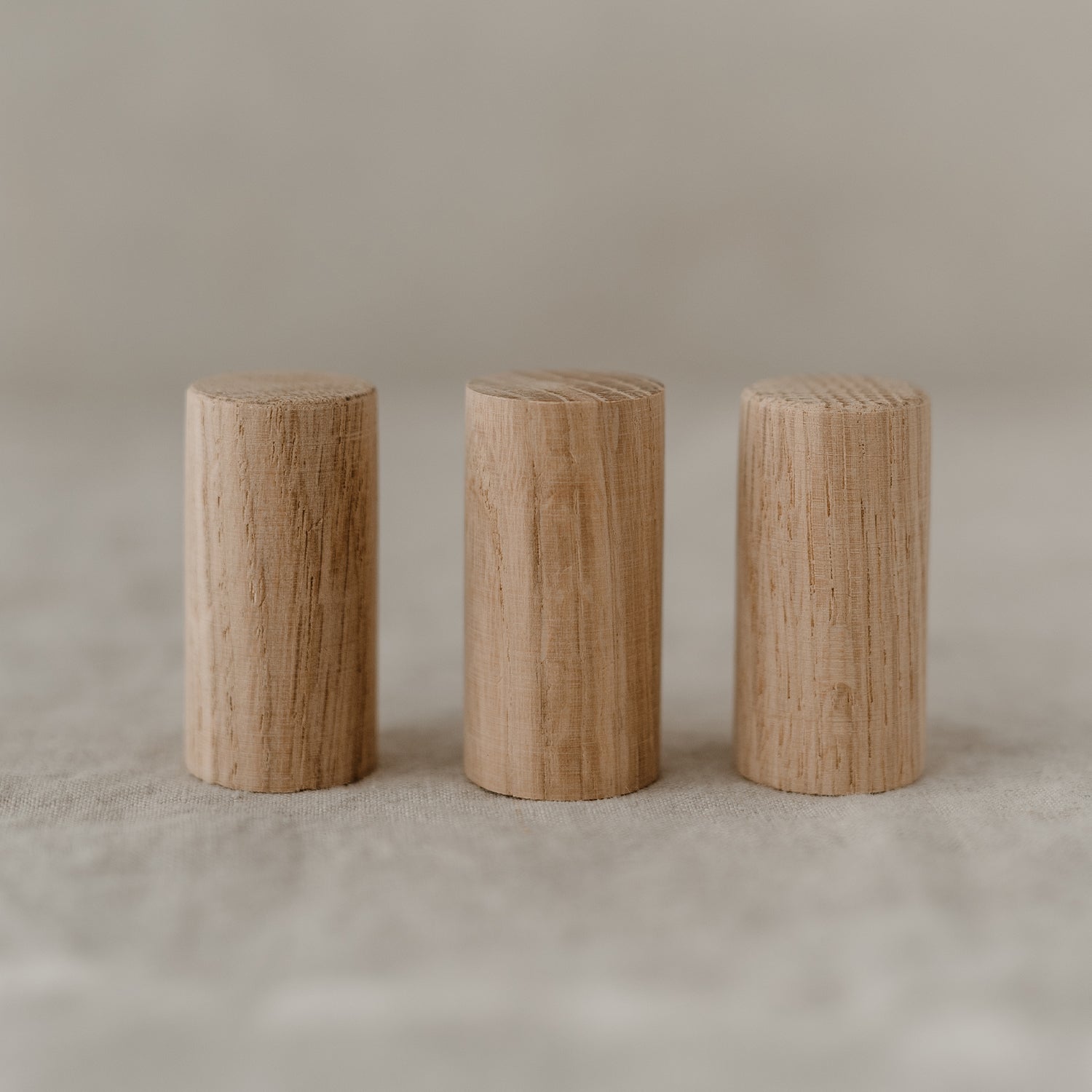Wandhaken natur 3er Set - Eulenschnitt