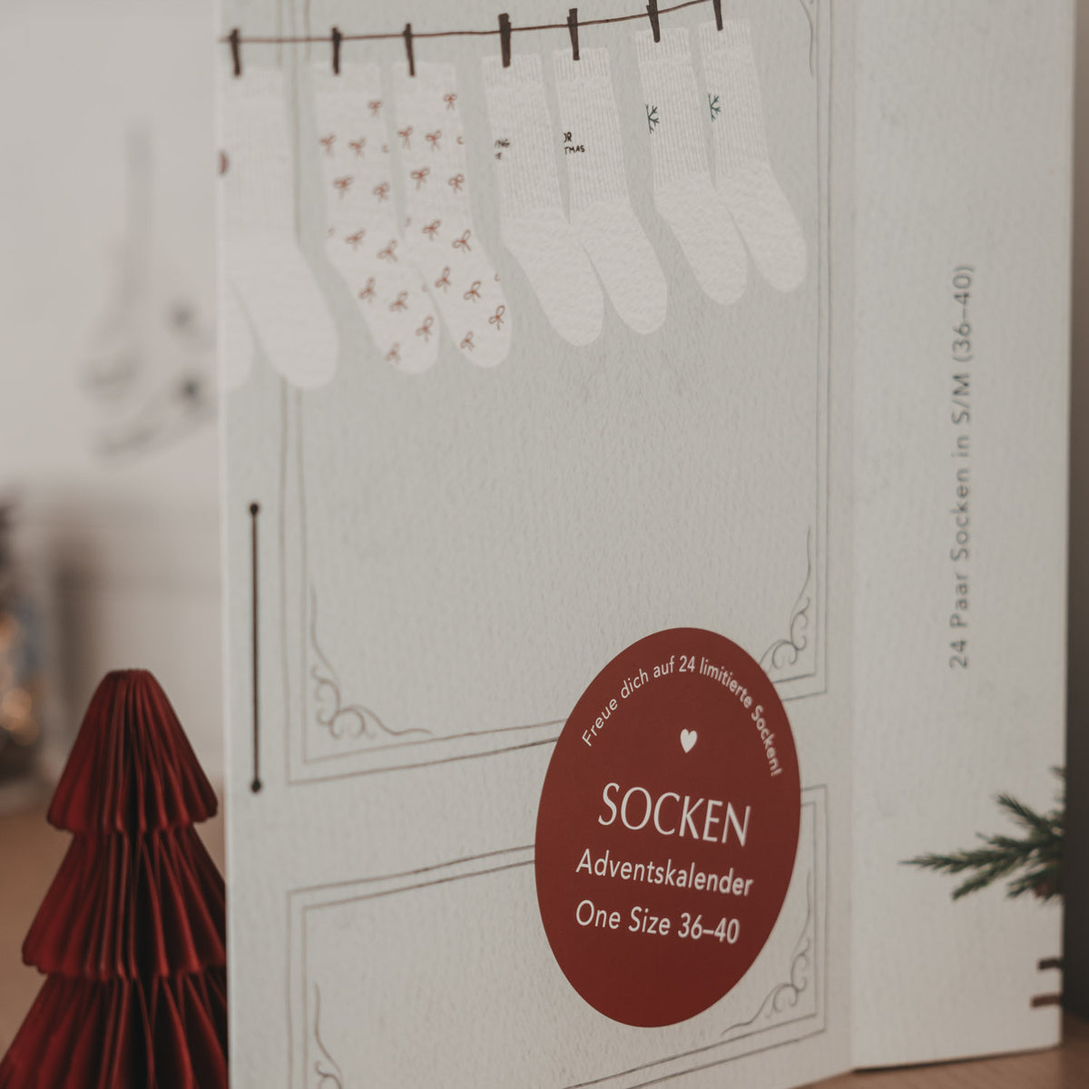 Adventskalender Socken 2026 - Eulenschnitt (Bild 5)