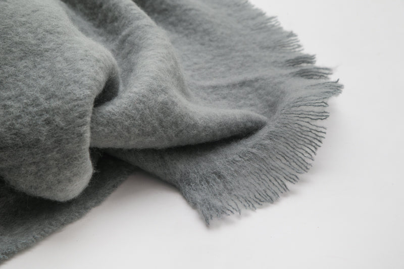 Alpaca Decke Simba grau 130x180cm - Farbliebe