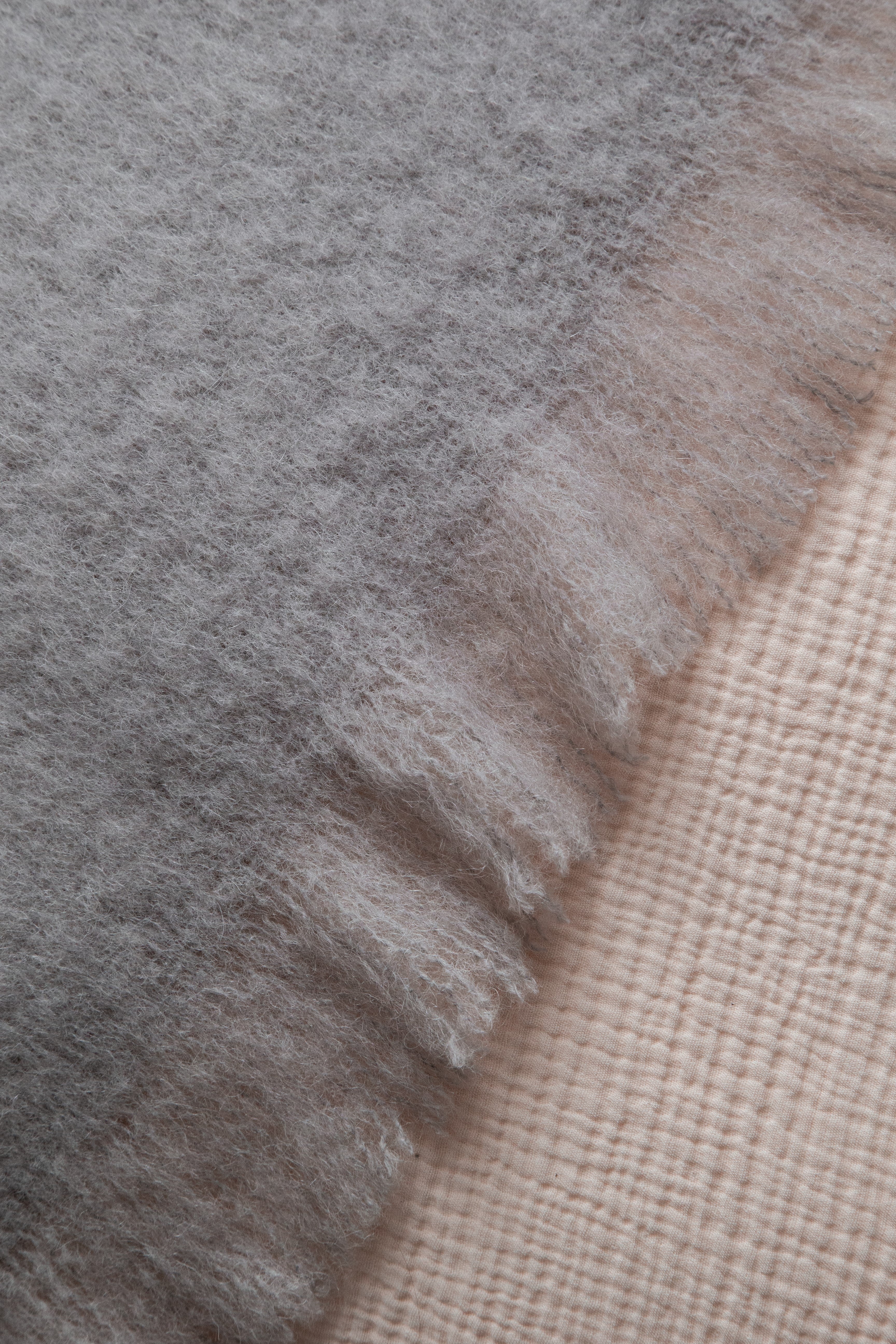 Alpaca Decke Simba grau 130x180cm - Farbliebe
