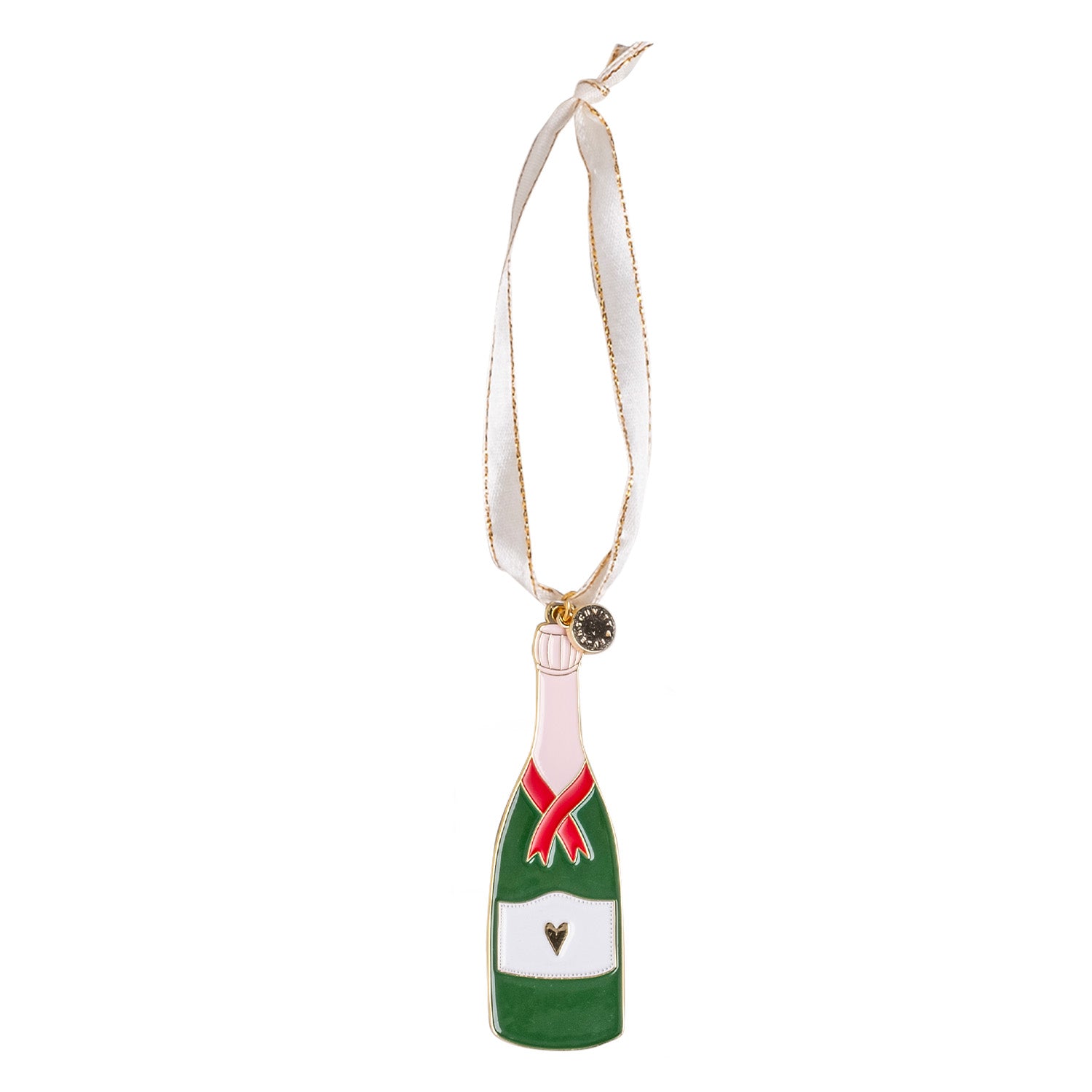 Baumschmuck Champagnerflasche - Eulenschnitt