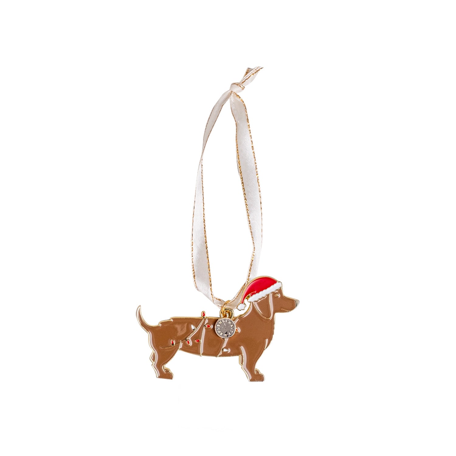 Baumschmuck Weihnachtsdackel - Eulenschnitt