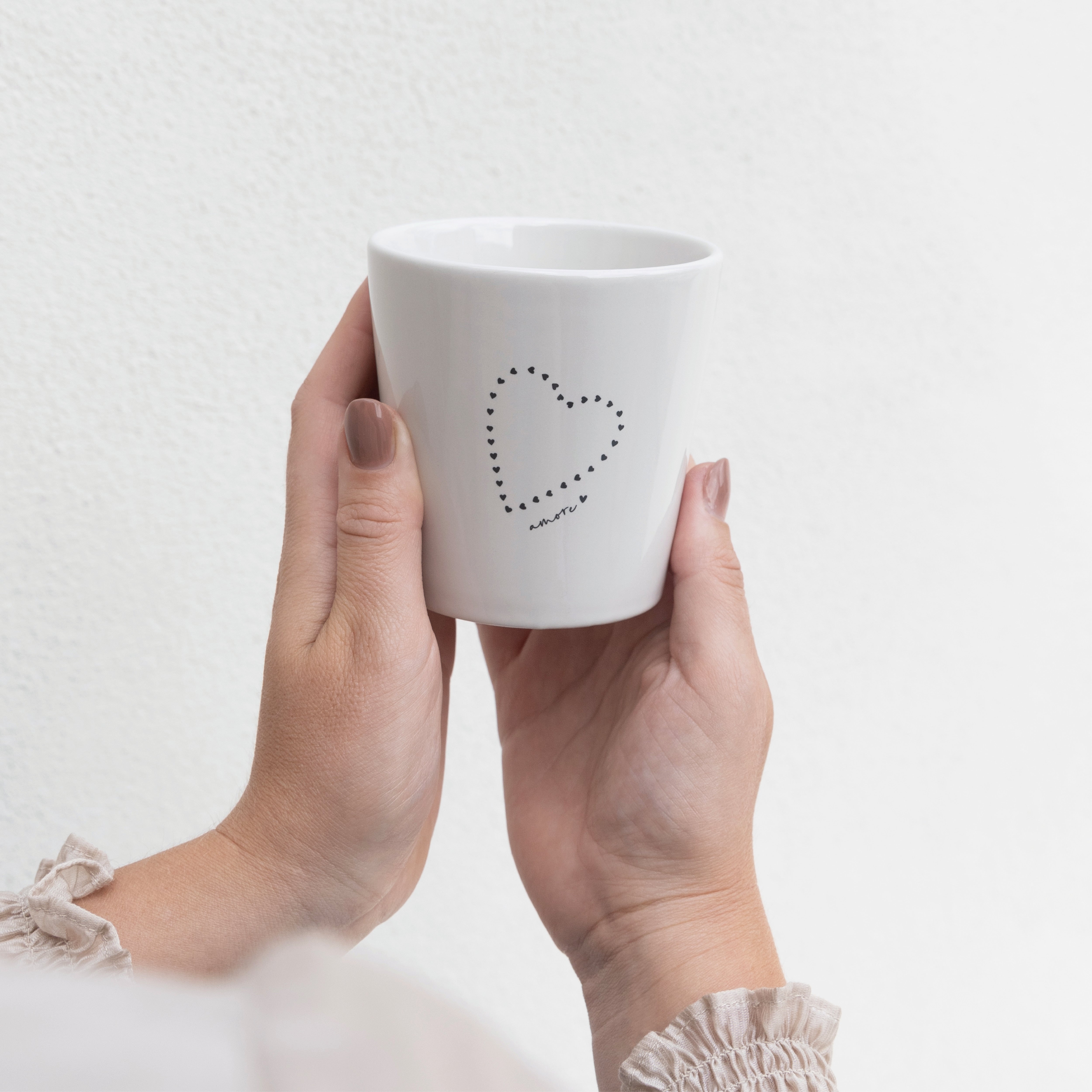 Becher "amore" schwarz - Bastion Collections