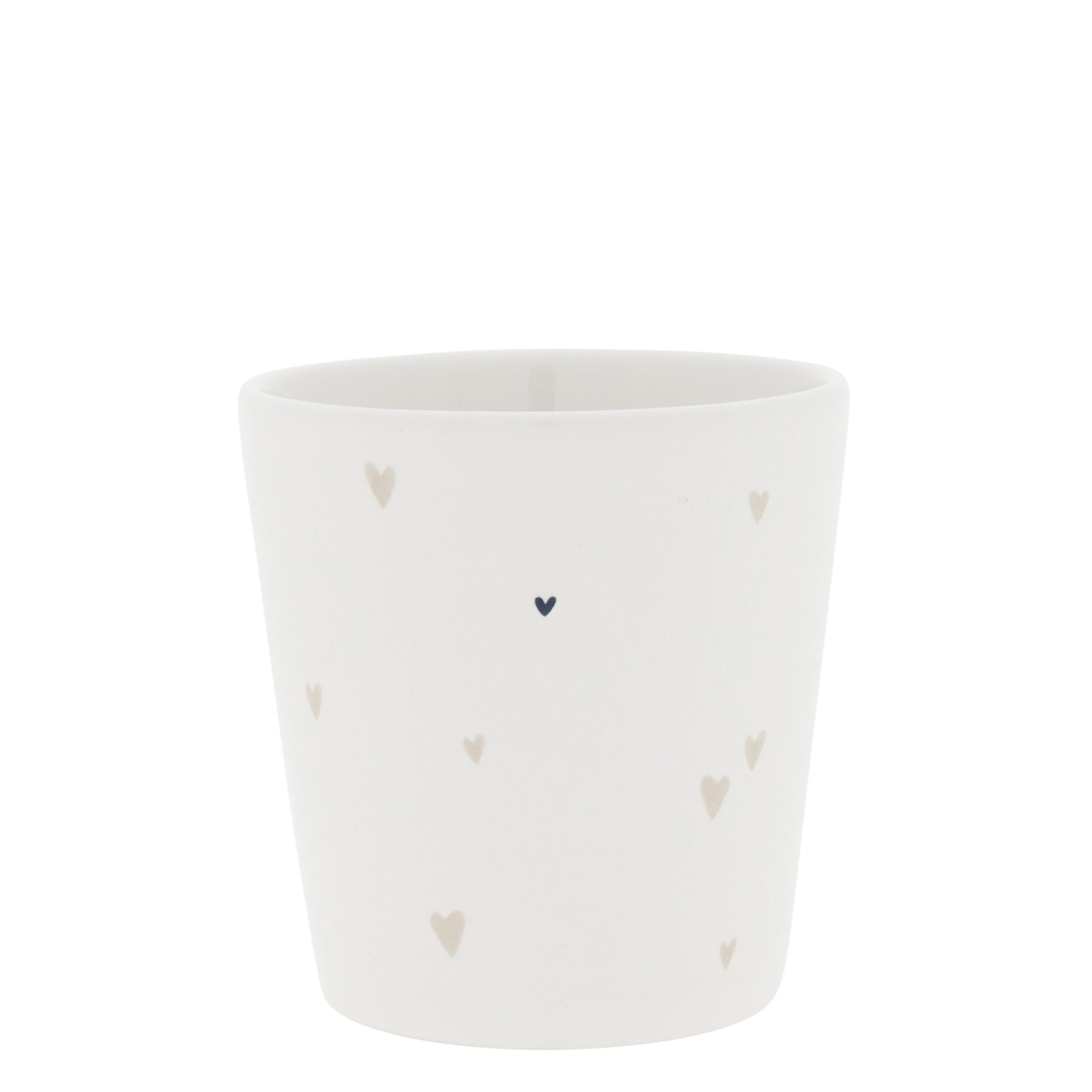 Becher "hearts" beige - Bastion Collections
