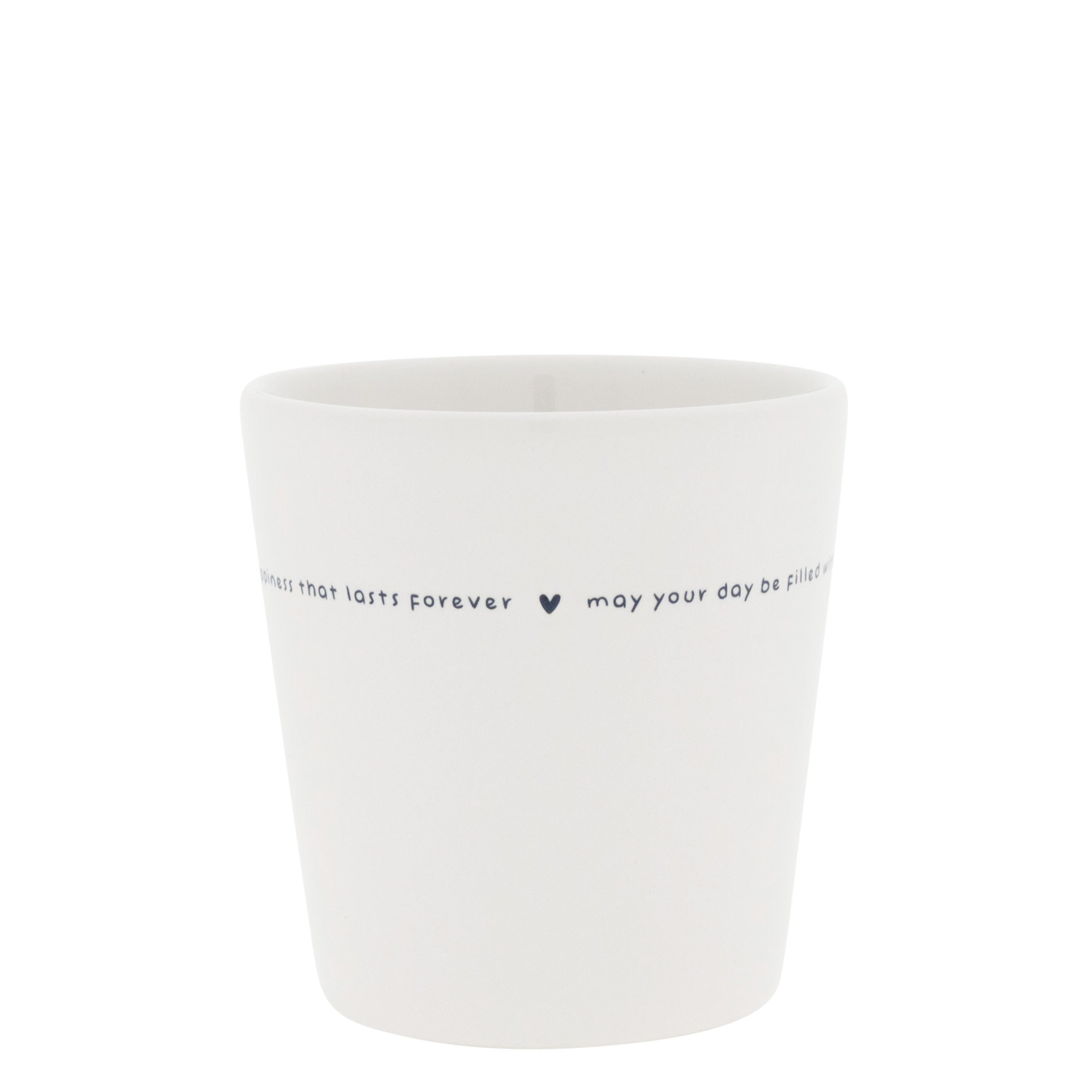 Becher "so much laughter" schwarz - Bastion Collections