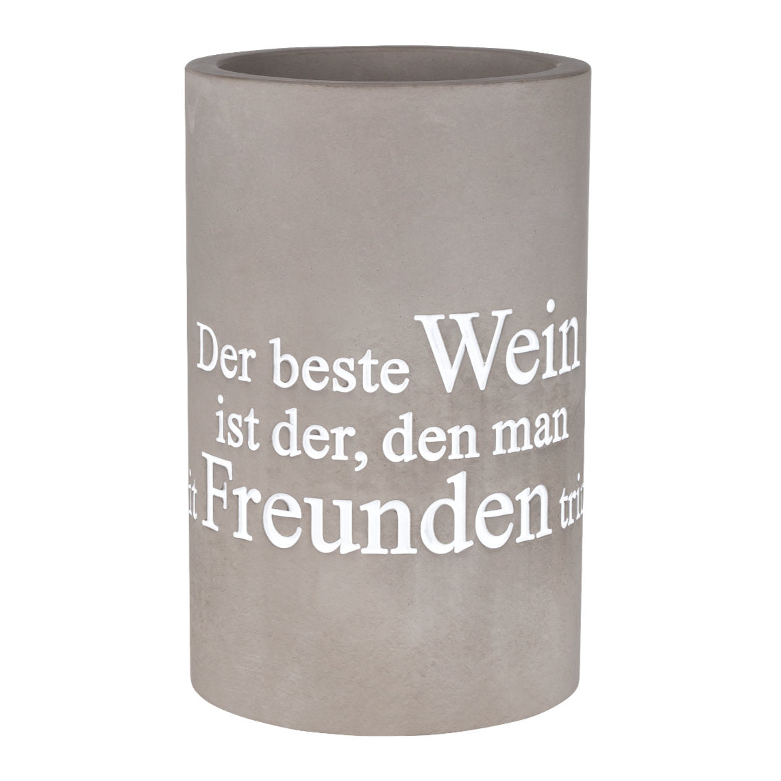 Flaschenkühler "Der beste Wein" - Räder