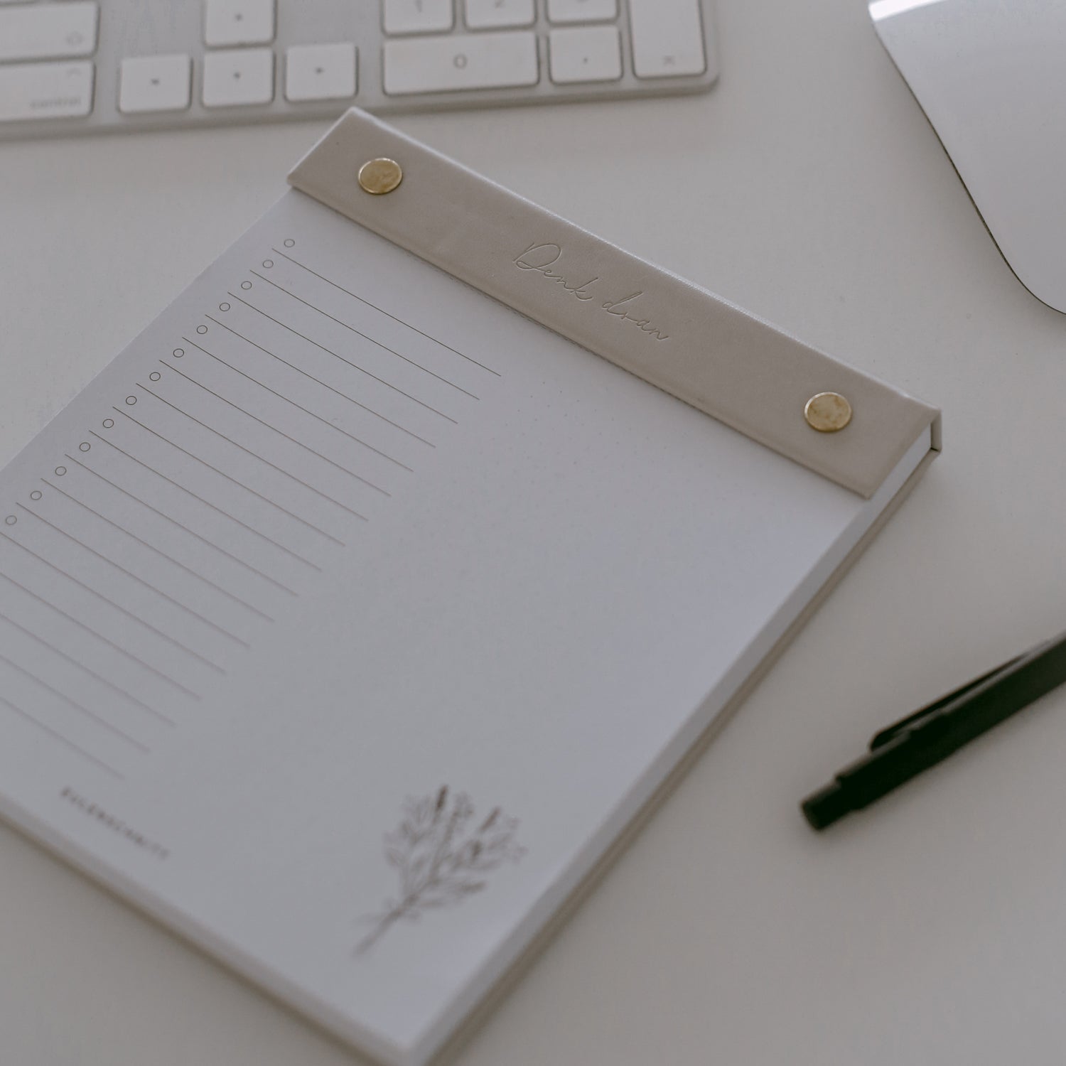 Notepad "Denk dran" refillable - Eulenschnitt