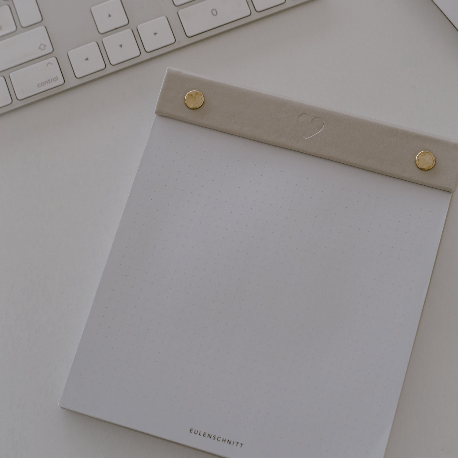 Notepad heart refillable - Eulenschnitt