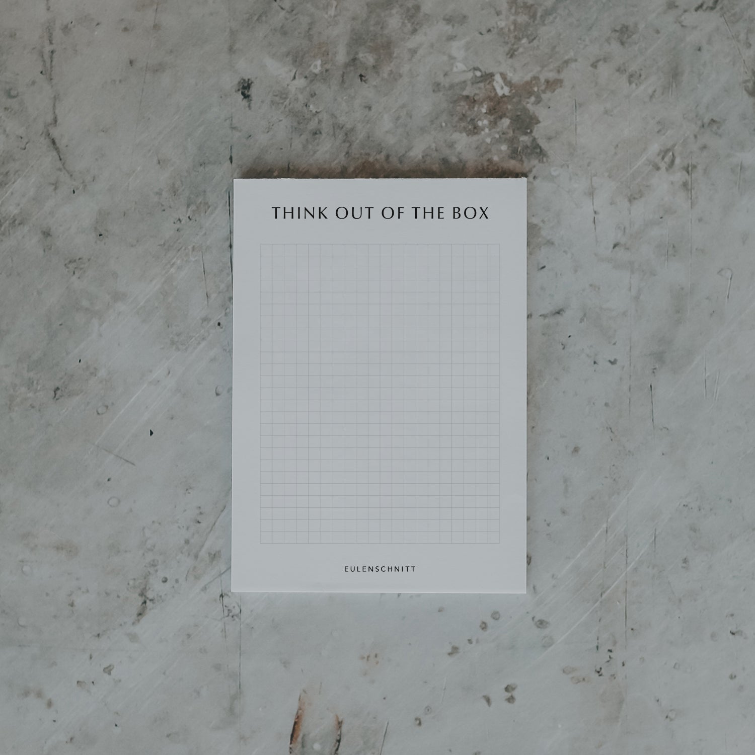 Block "Think out of the box" - Eulenschnitt