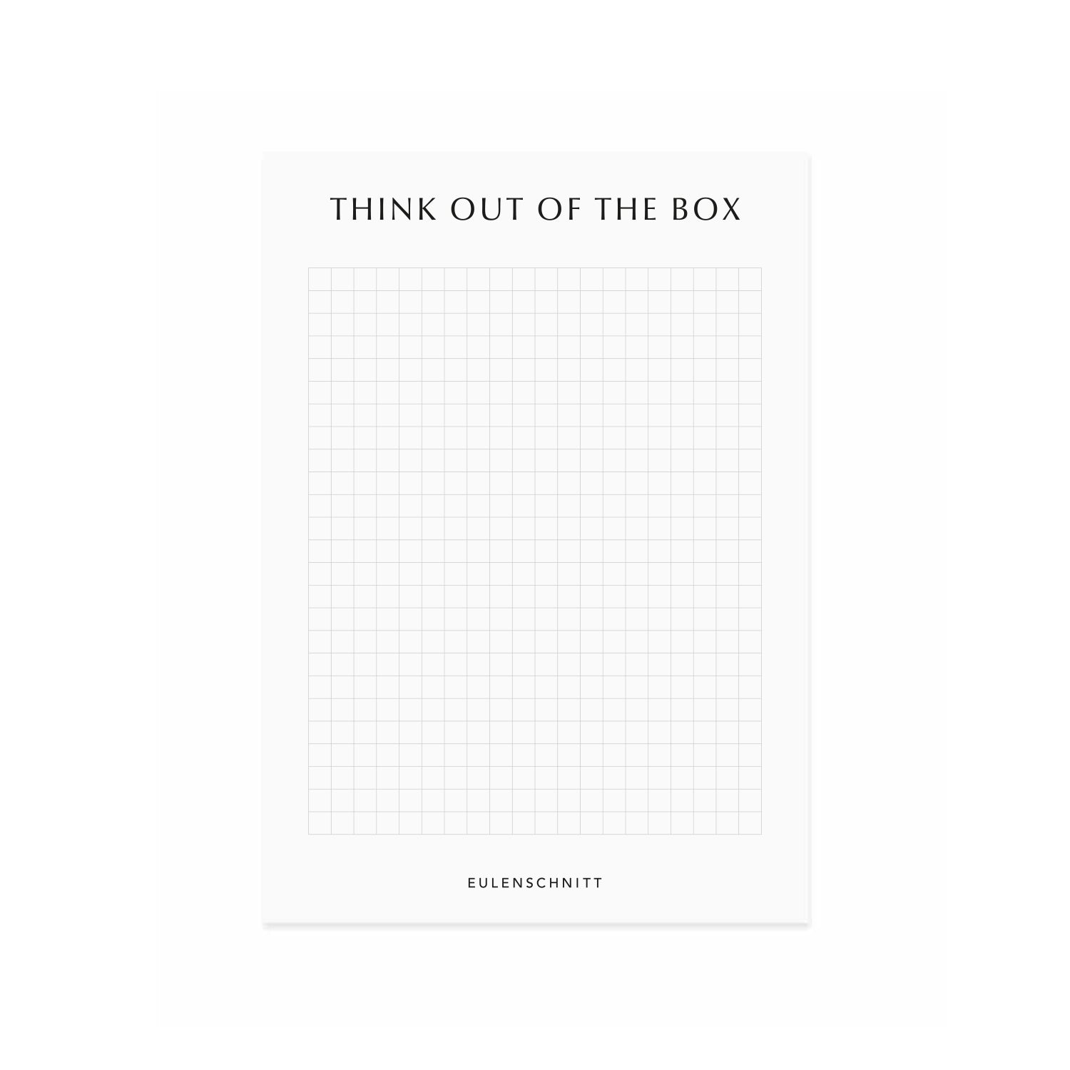 Block "Think out of the box" - Eulenschnitt