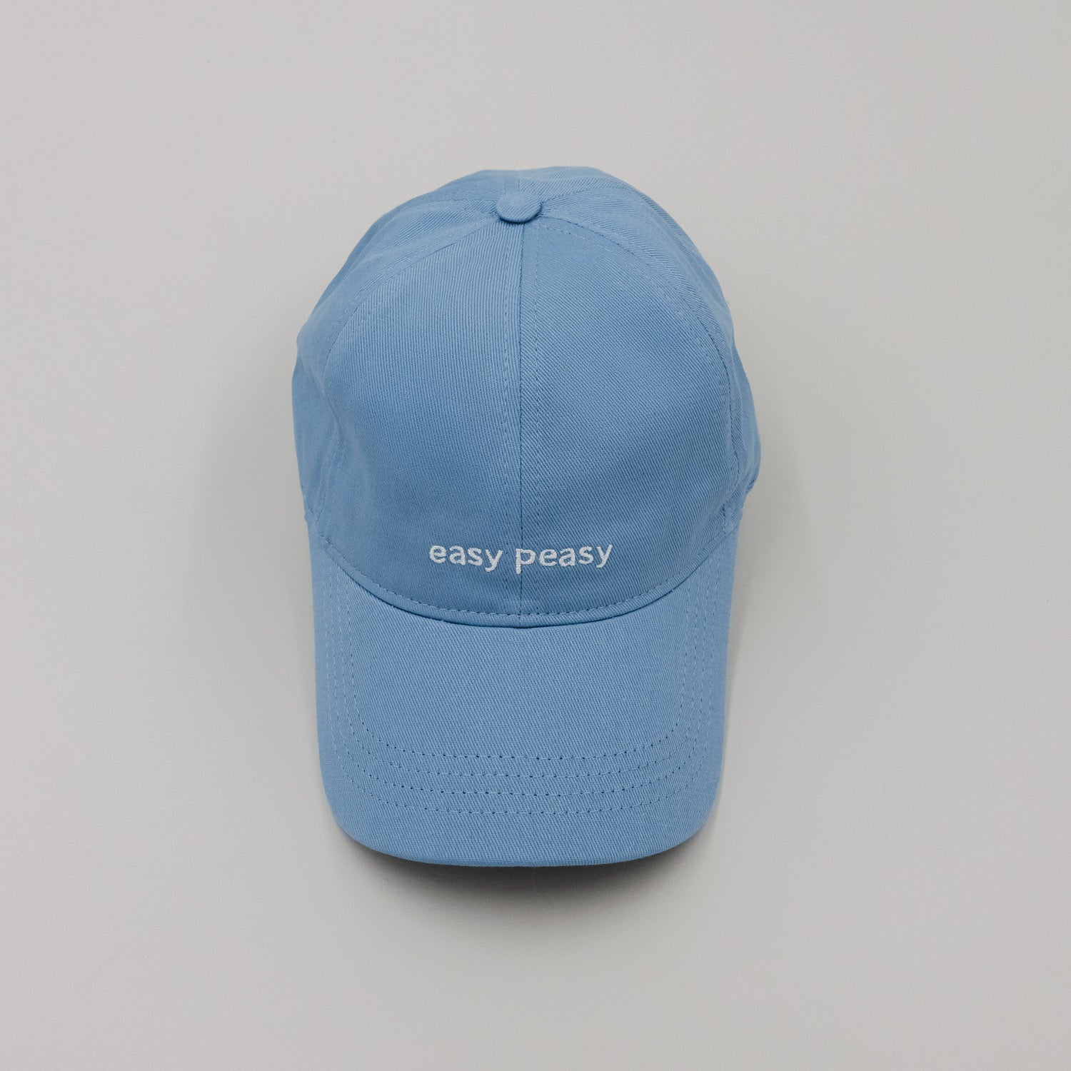 Cap "Easy peasy" blau - Eulenschnitt