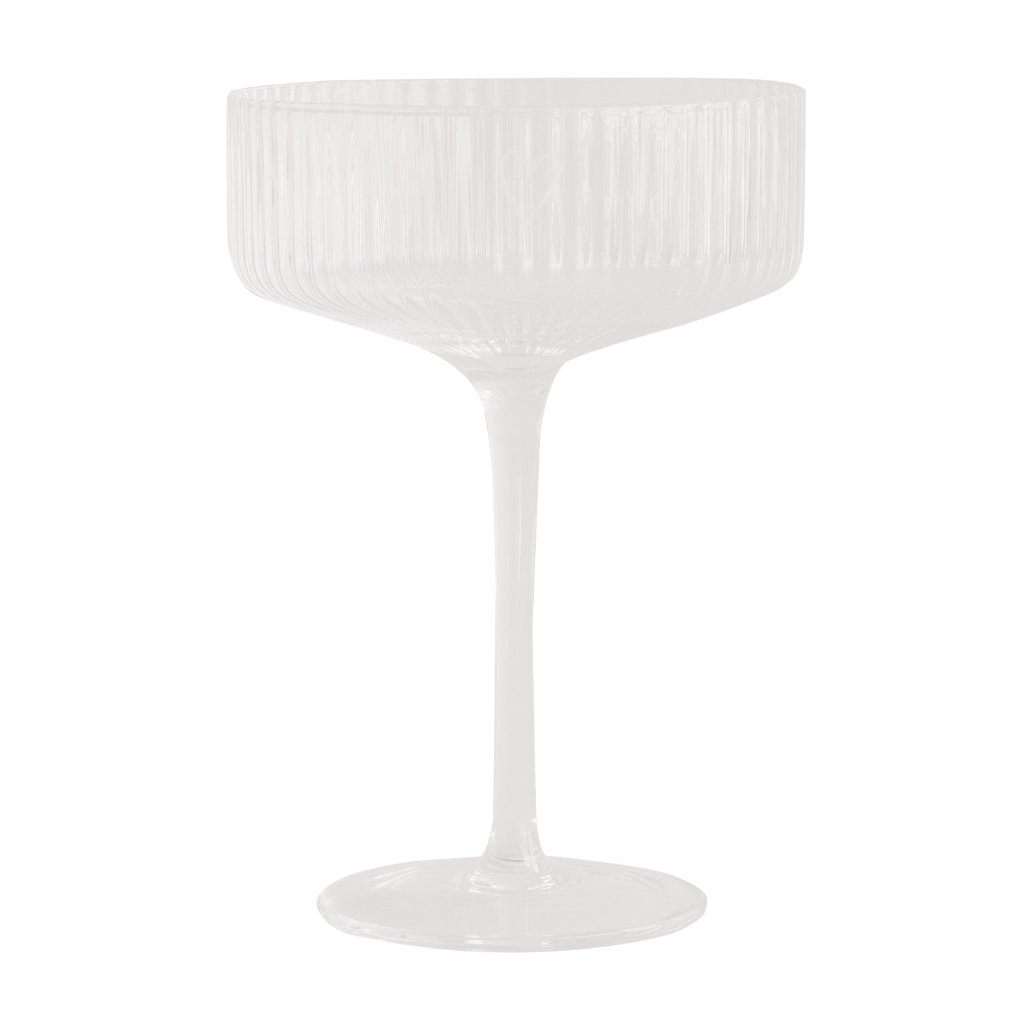 Champagnerglas Herz weiss - Eulenschnitt