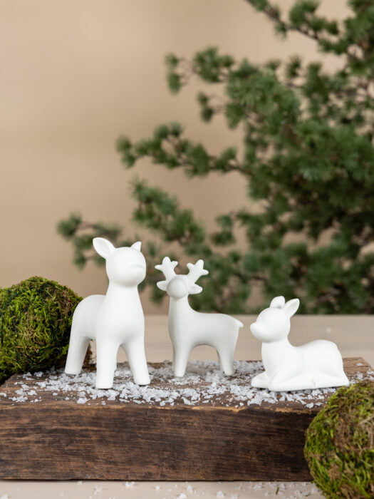 Cerf décoratif "Bea" couché blanc - Storefactory (Image 4)