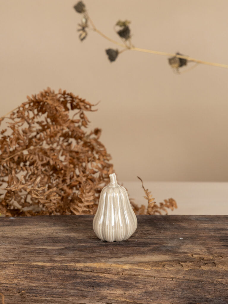 Citrouille décorative "Hillinge" beige - Storefactory