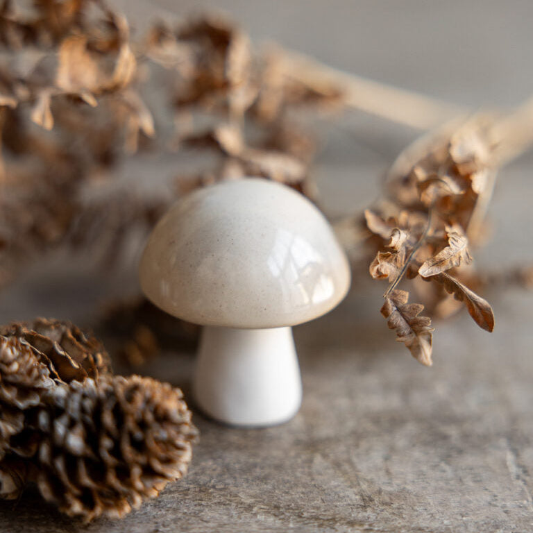 Deko Pilz "Bovik" beige - Storefactory
