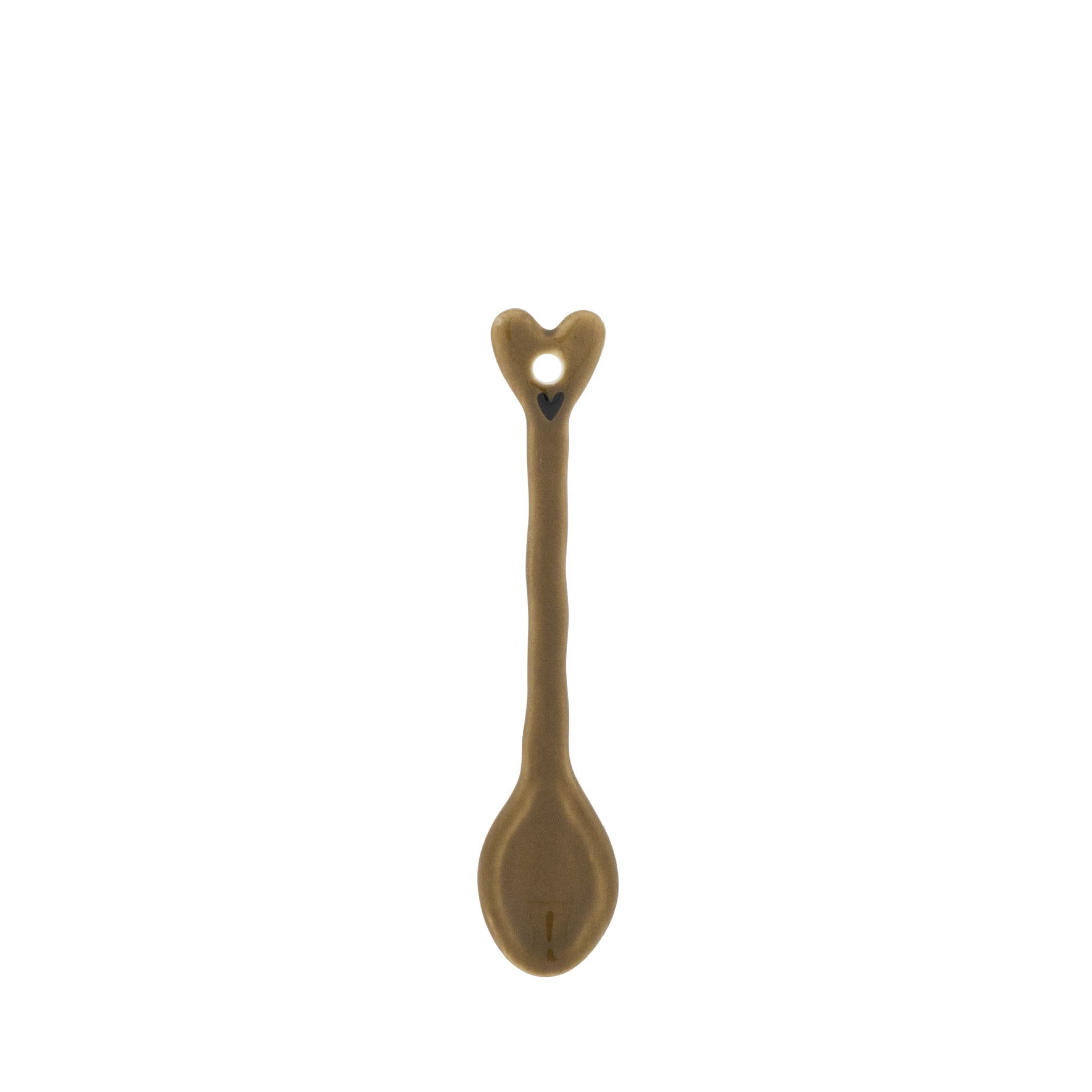 Espresso Löffel "heart" braun - Bastion Collections