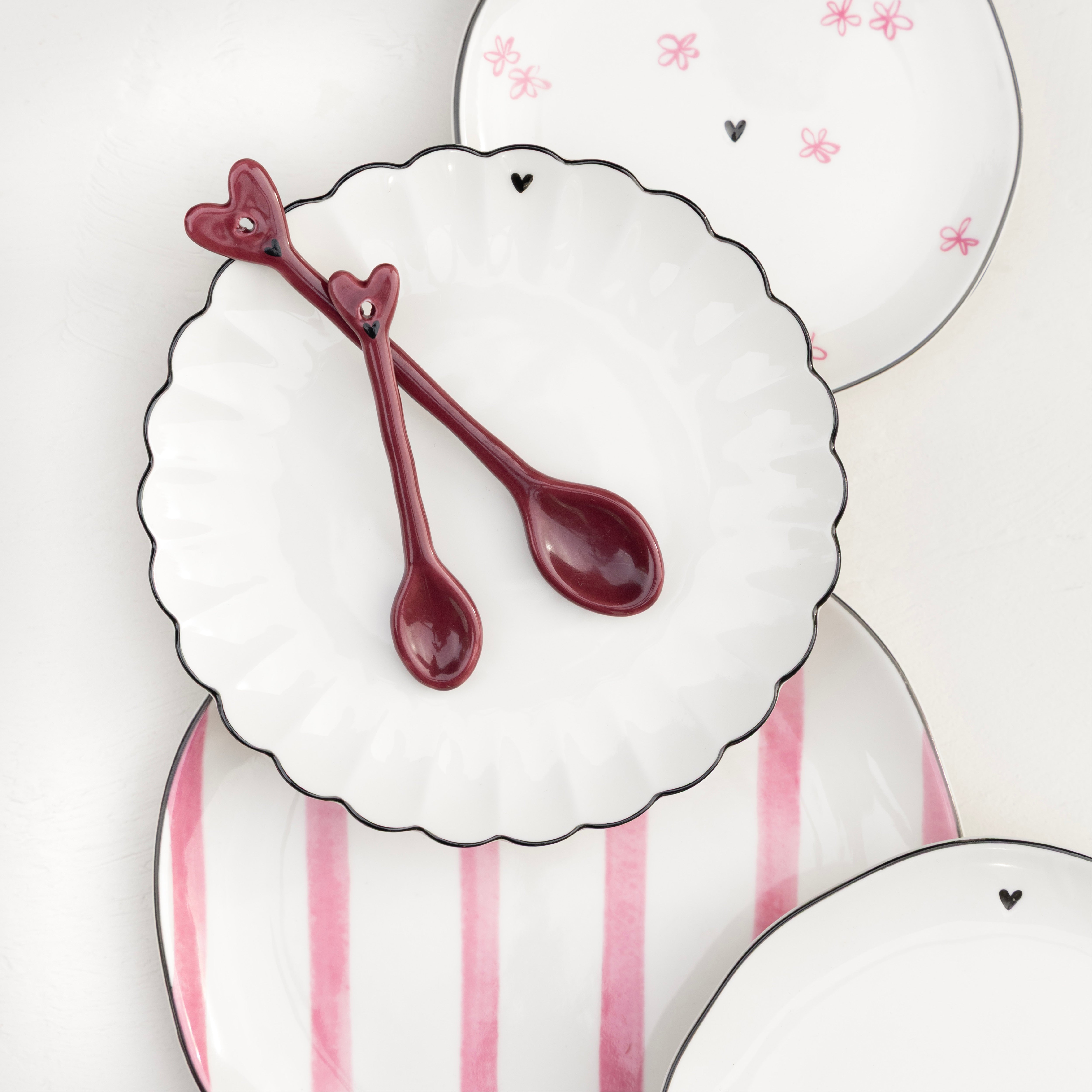 Espresso Löffel "heart" rose - Bastion Collections